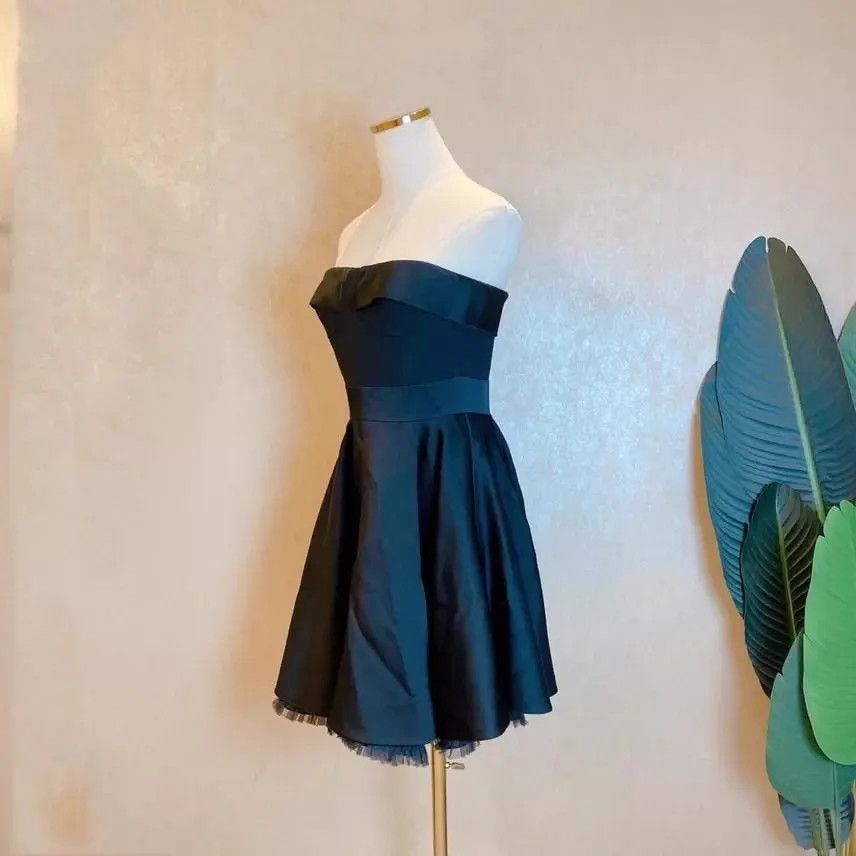Miu Miu MIU MIU Black Strapless Dress 40 Size S / US 4 / IT 40 - 5 Thumbnail