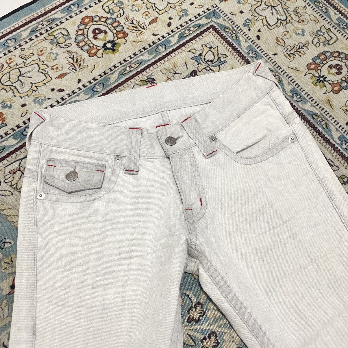 If Six Was Nine × Le Grande Bleu (L.G.B.) × Tornado Mart 2000s-Tornado Mart BootCut Jeans Pants Size US 28 / EU 44 - 4 Thumbnail