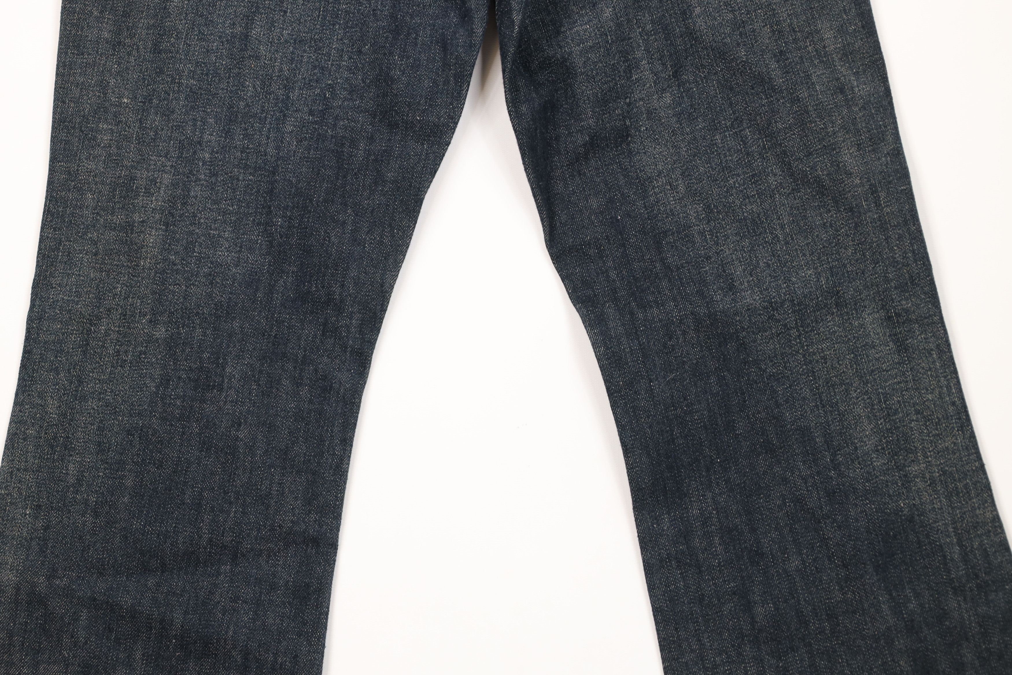 Ralph Lauren Vintage 90s Ralph Lauren Wide Leg Denim Jeans Blue Cotton Size 26" / US 2 / IT 38 - 14 Thumbnail