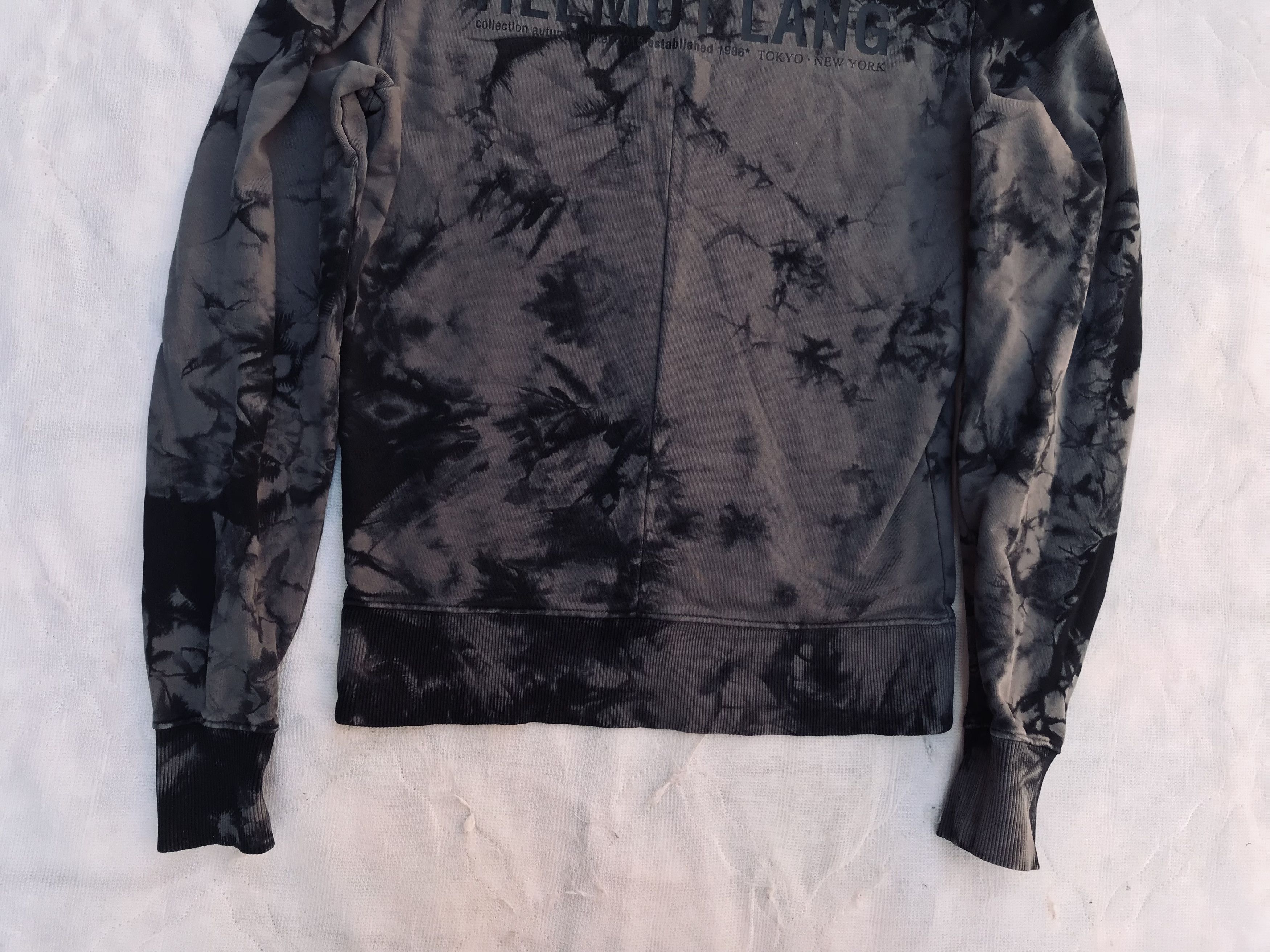 Helmut Lang Helmut Lang Tie Dye Logo Hoodie Sweatshirt Pullover Men’s Size US S / EU 44-46 / 1 - 8 Thumbnail