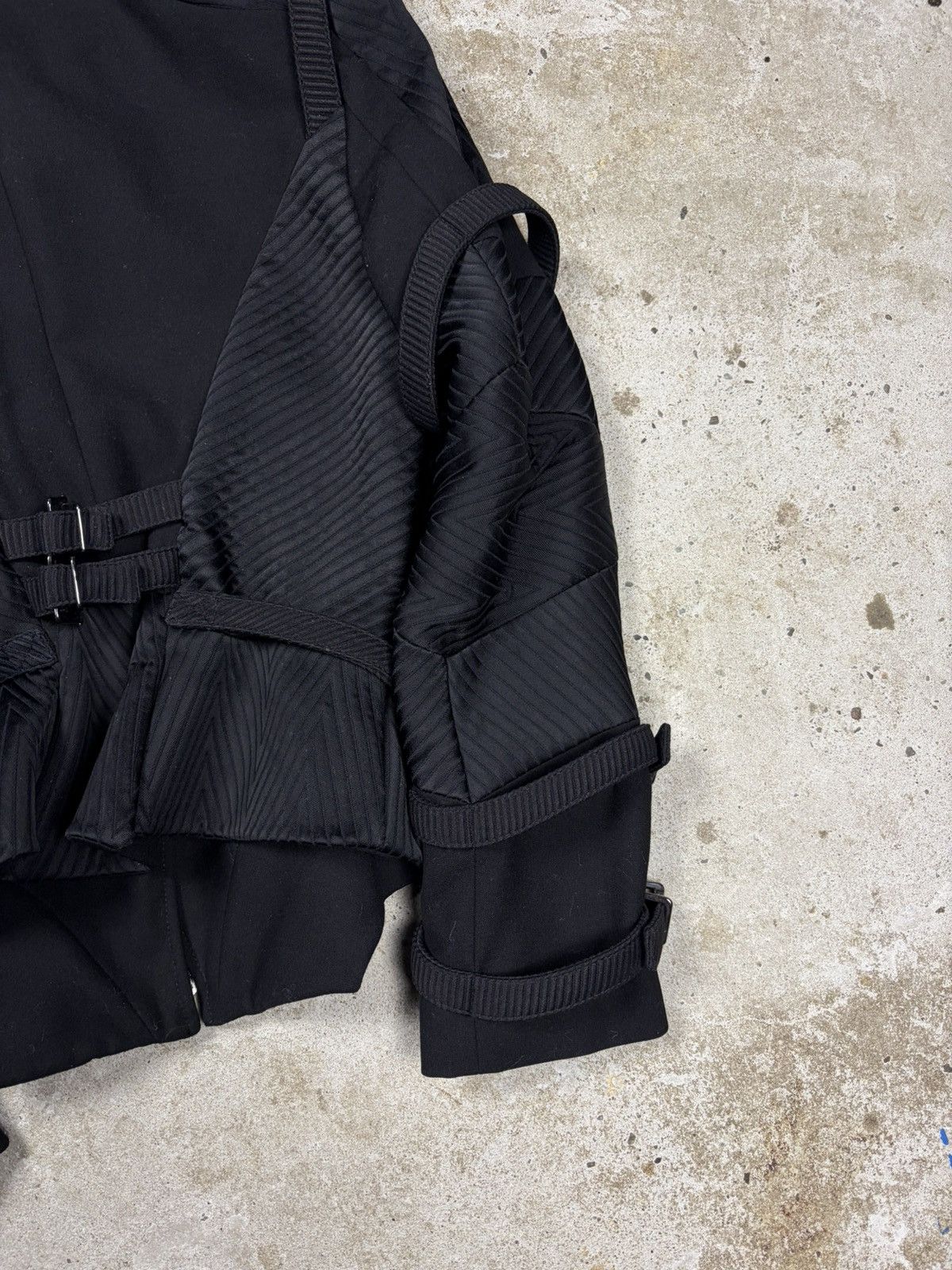 Versace FW2003 Gianni Versace by Donatella Bondage Moto Biker Jacket Size M / US 6-8 / IT 42-44 - 18 Thumbnail