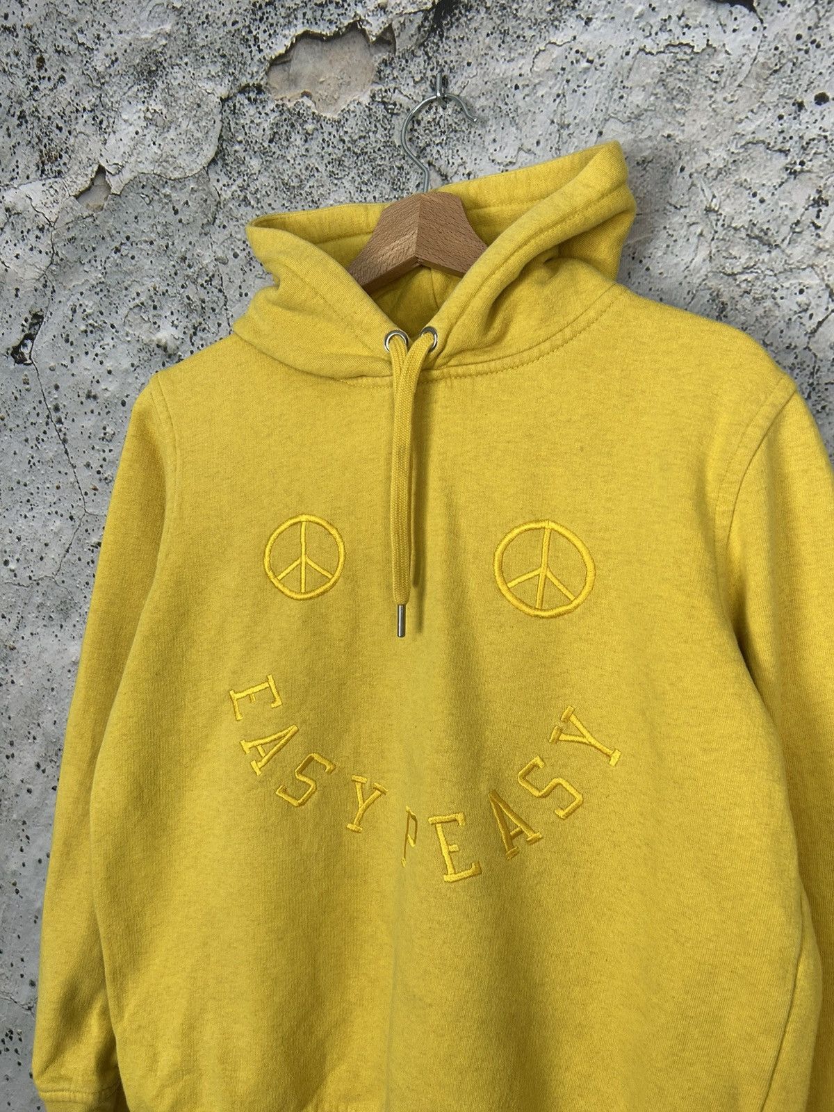 Ganni Ganni Easy Peasy Yellow Hoodie Scandi Minimalist Size S / US 4 / IT 40 - 2 Thumbnail