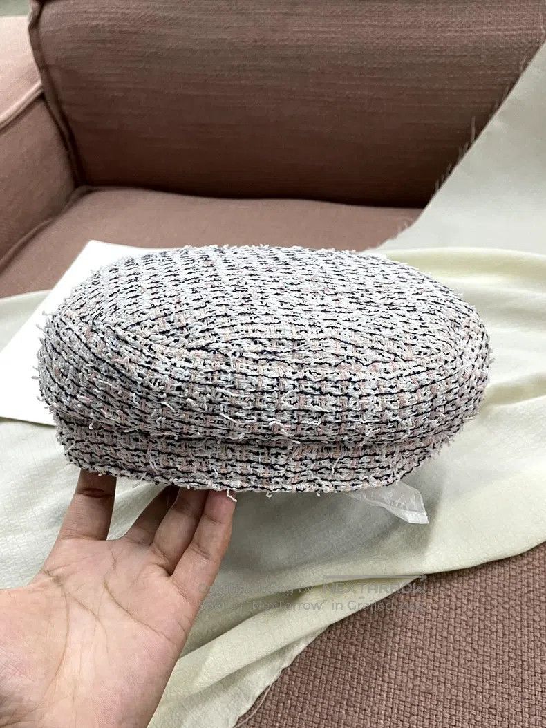 Chanel Chanel Pink tweed beret Size ONE SIZE - 3 Thumbnail