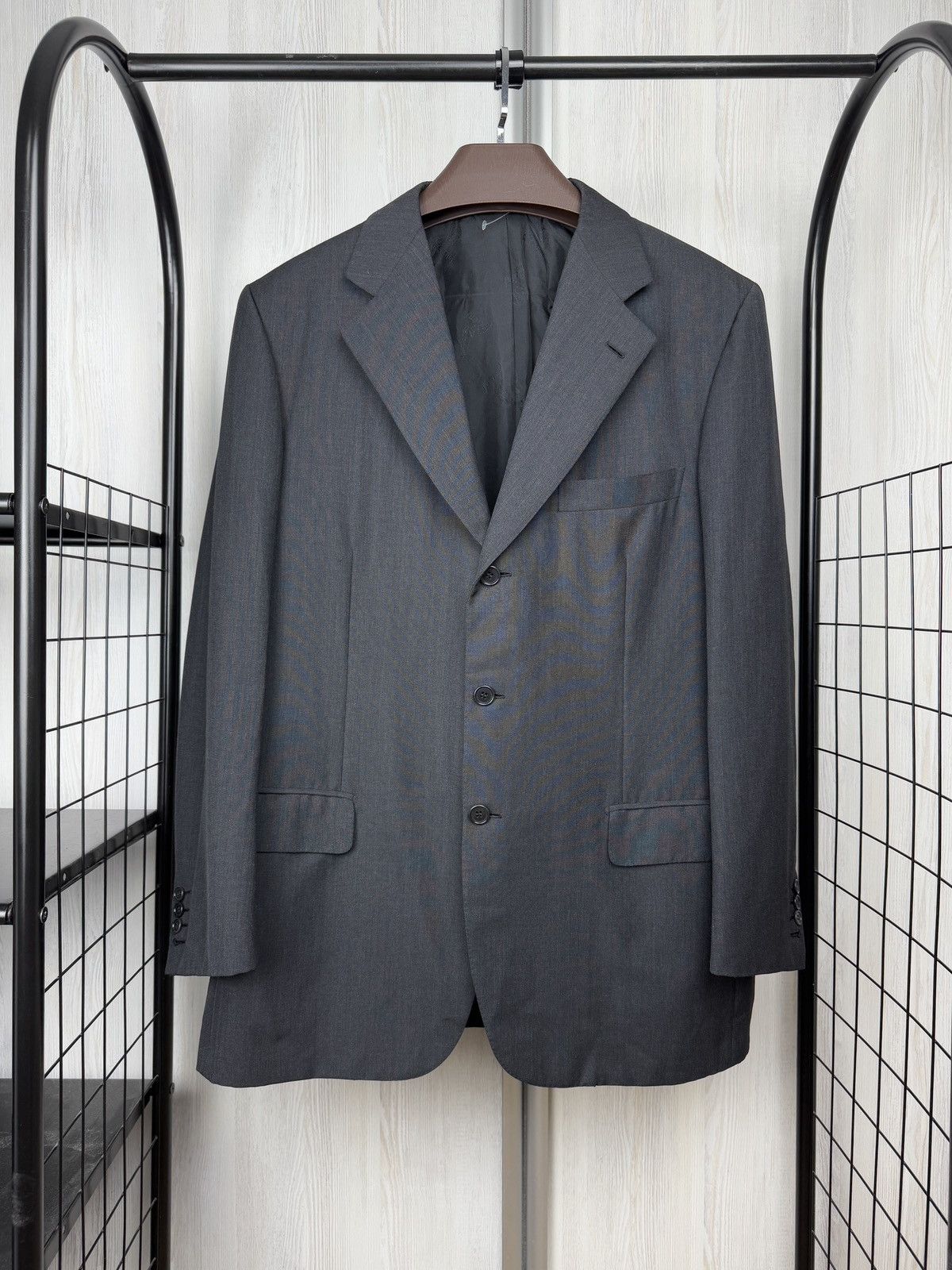Brioni Brioni Nomentano wool 3 button Dark grey blazer sport coat Size 42R - 1 Thumbnail