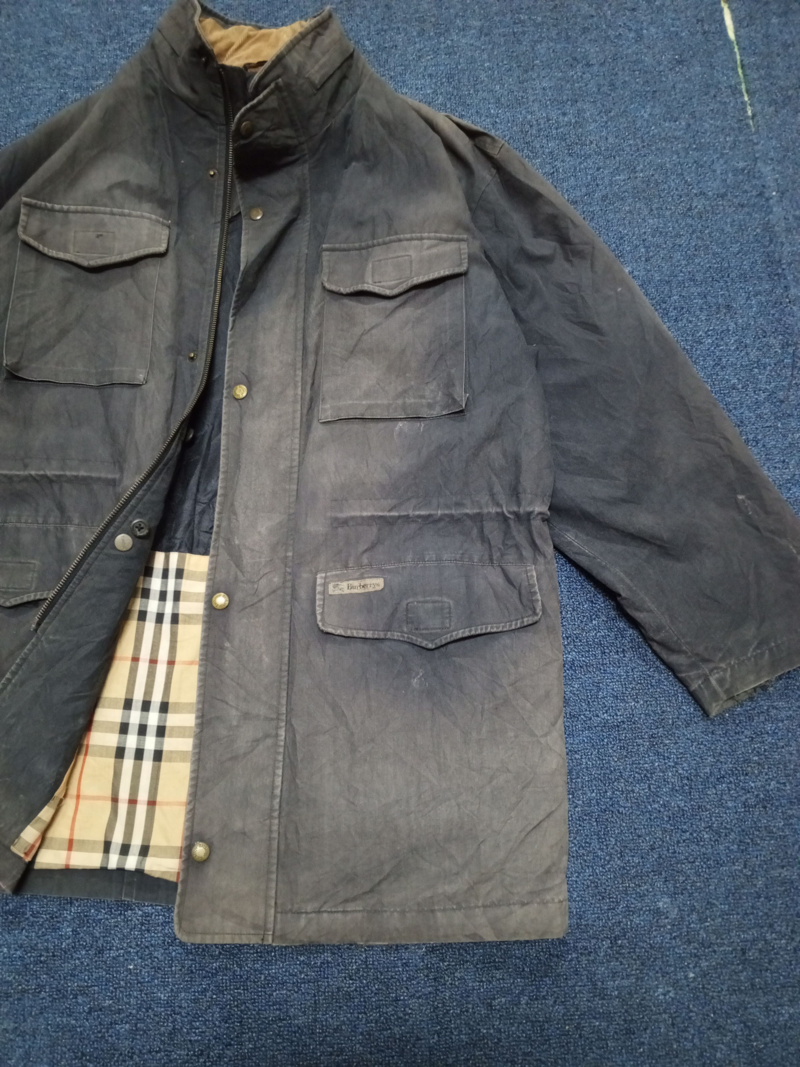 Burberry BURBERRY LONG JACKET RARE Size US XXL / EU 58 / 5 - 3 Thumbnail