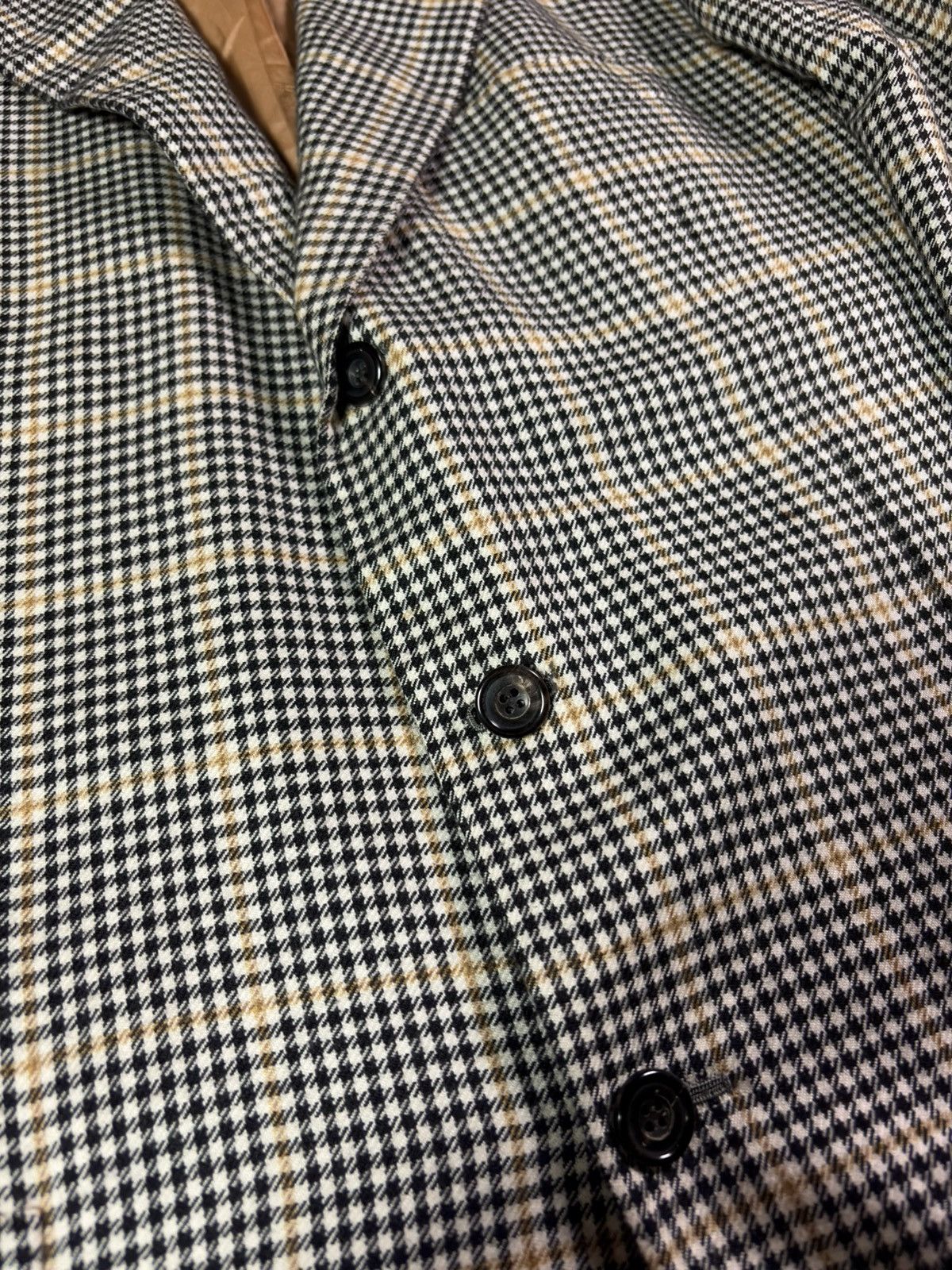 Kiton Kiton Napoli 100% Cashmere Plaid Check Grey Blazer Jacket 52 Size 42R - 7 Thumbnail