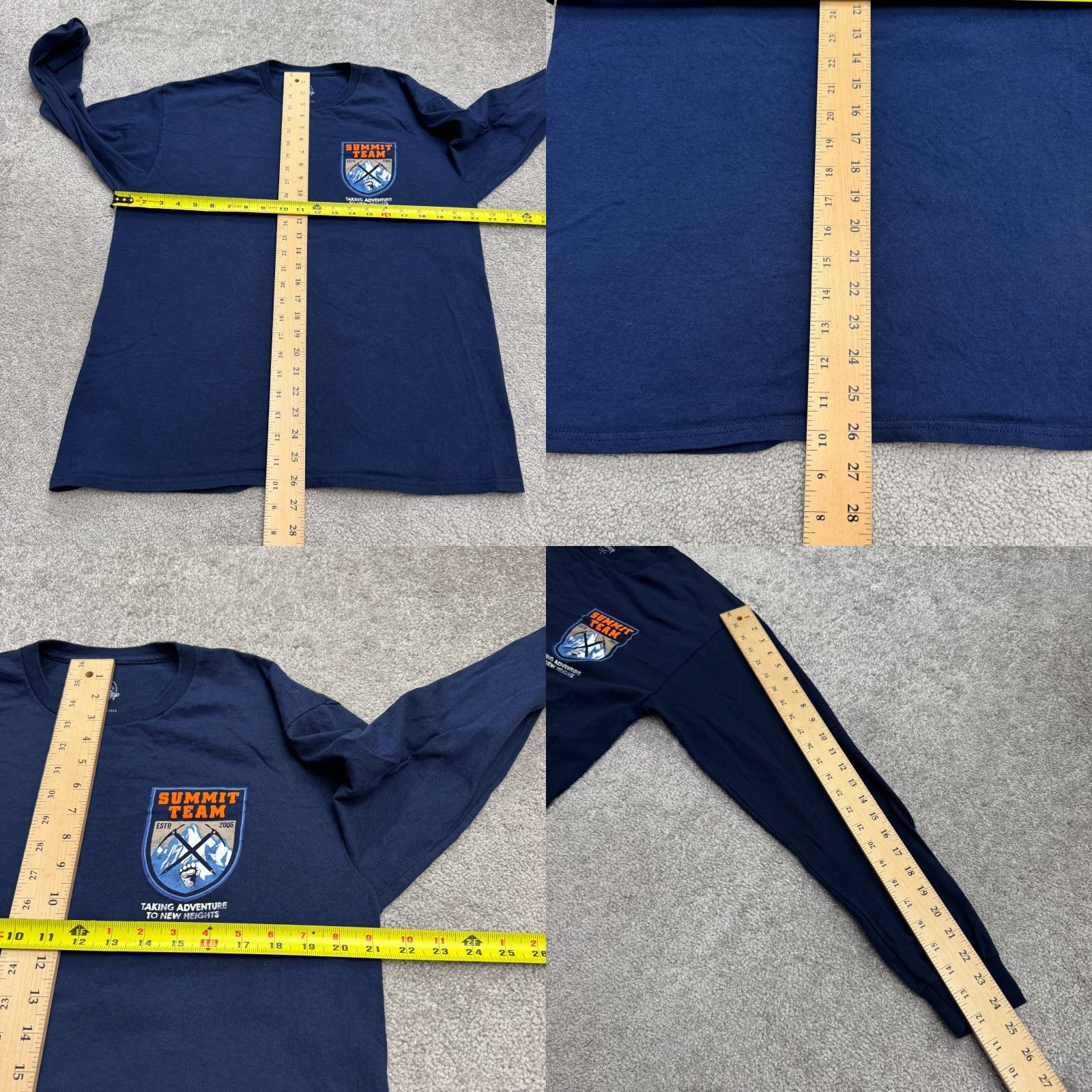 Disney VINTAGE Disney Expedition Everest Summit Team 2006 T-Shirt Mens Large Navy Crew Neck Shirts Size US L / EU 52-54 / 3 - 8 Thumbnail