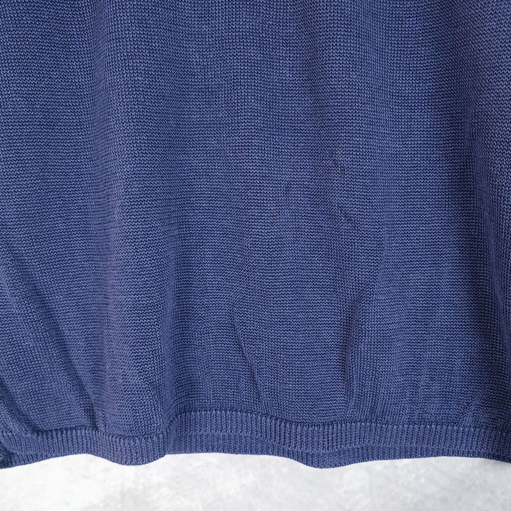 Polo Ralph Lauren Polo Ralph Lauren Shirt Mens Large Blue Linen Dragon Knit Collared Pocket Size US L / EU 52-54 / 3 - 7 Thumbnail