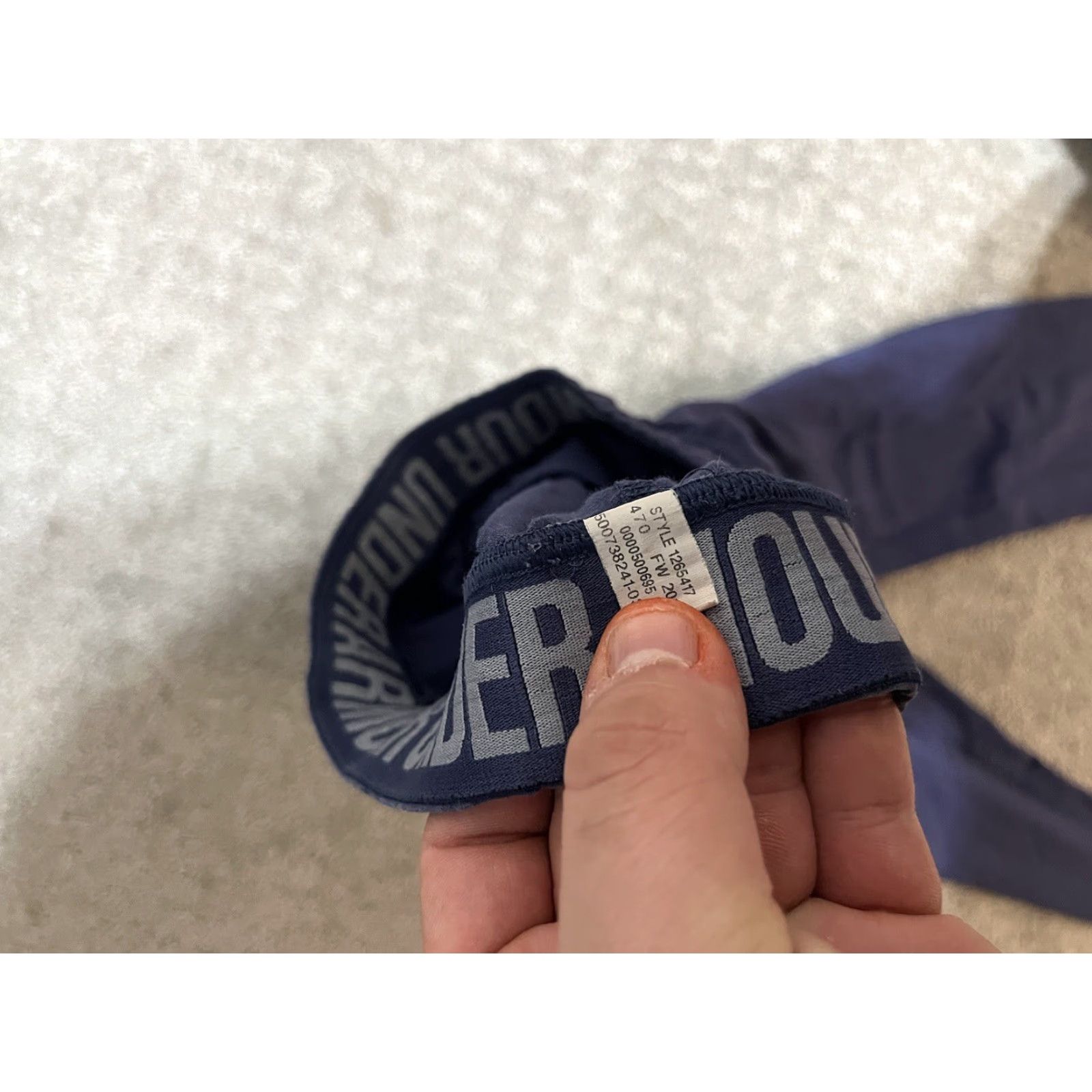 Under Armour Under Armour Women's Activewear Leggings Size S Blue 1265417 Fitted Mid Rise Cotton Blend Size 36" / US 14 / IT 50 - 5 Thumbnail