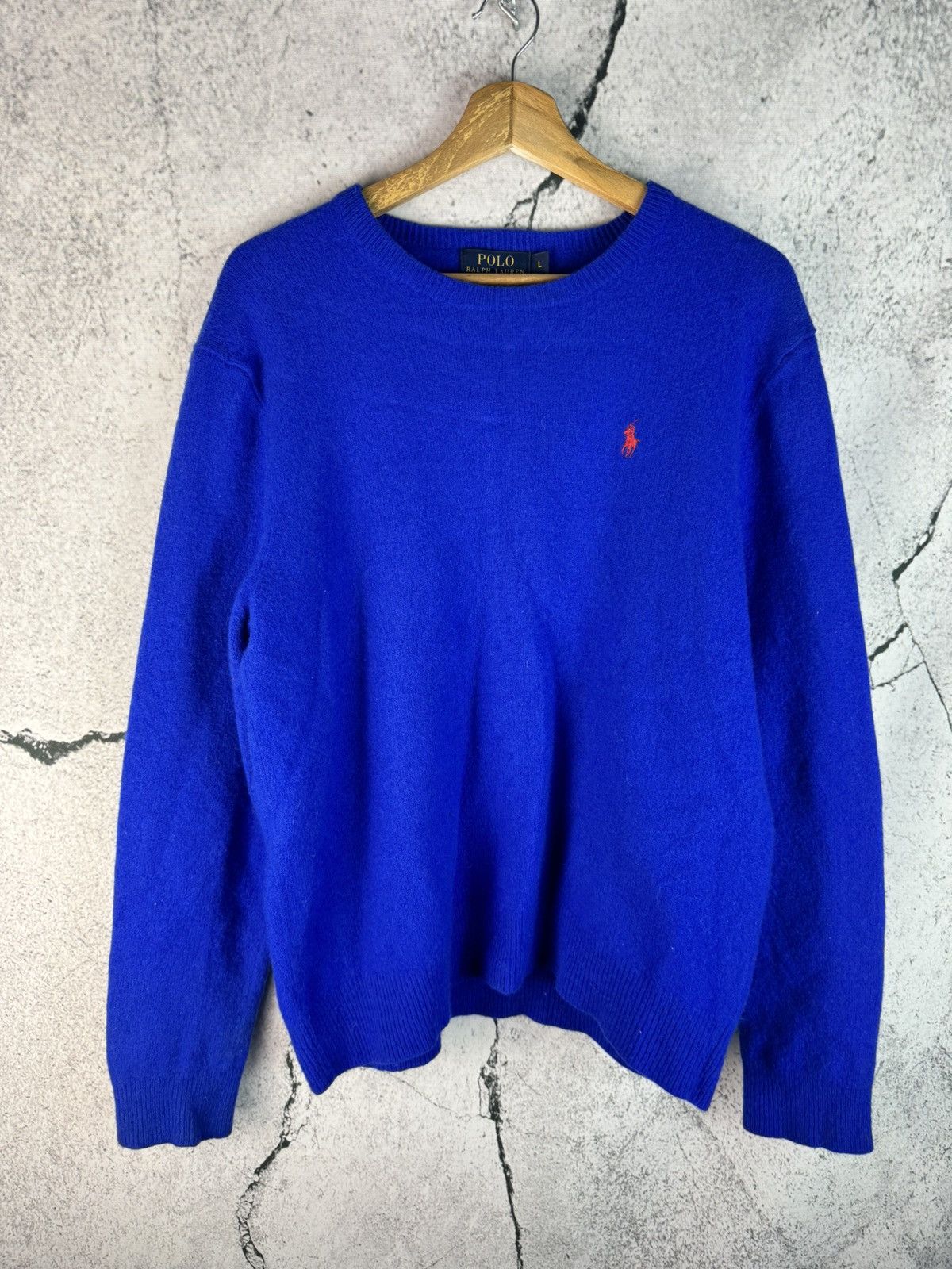 Vintage Polo Ralph Lauren 100% Wool Sweater size L
