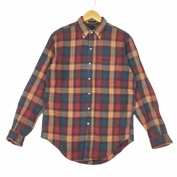 Sugar Cane Vtg SUGAR CANE Plaid Button Casual Tee Shirt Toyo Enterprise Size US L / EU 52-54 / 3 - 1 Thumbnail