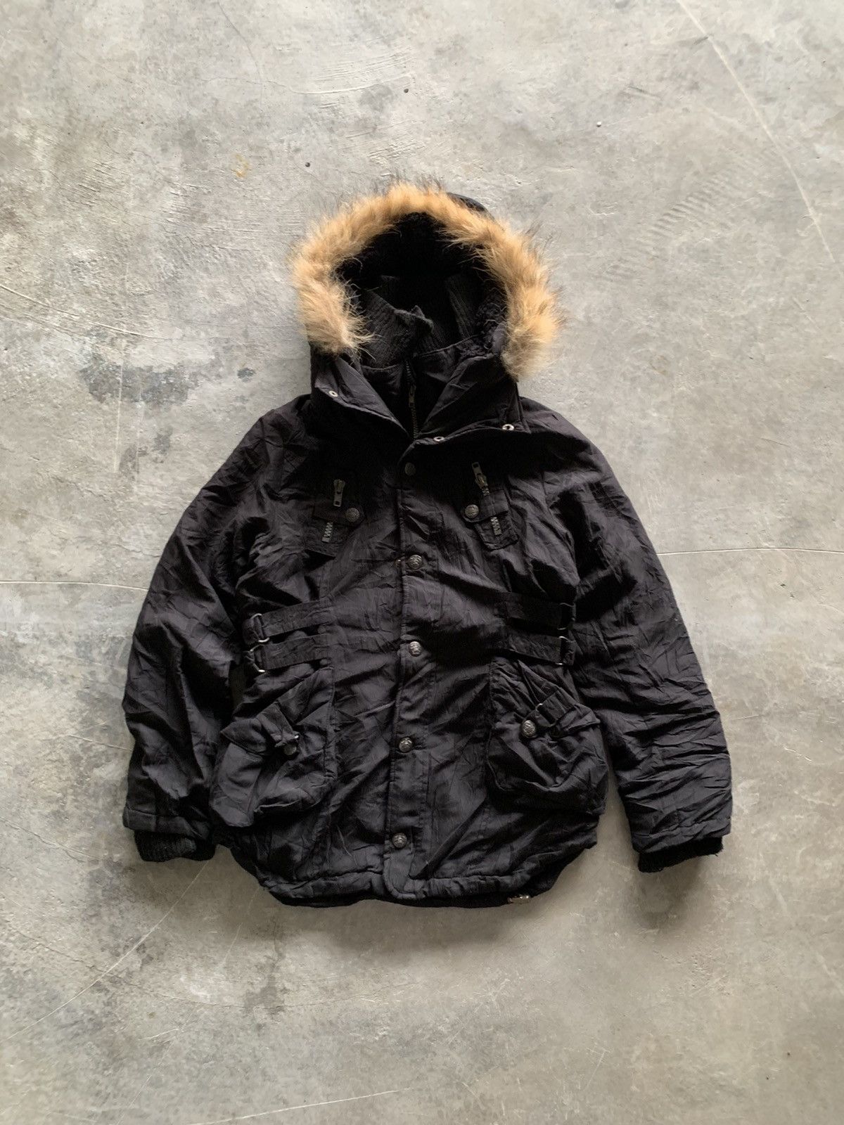 If Six Was Nine × Le Grande Bleu (L.G.B.) LGB fur hoodie