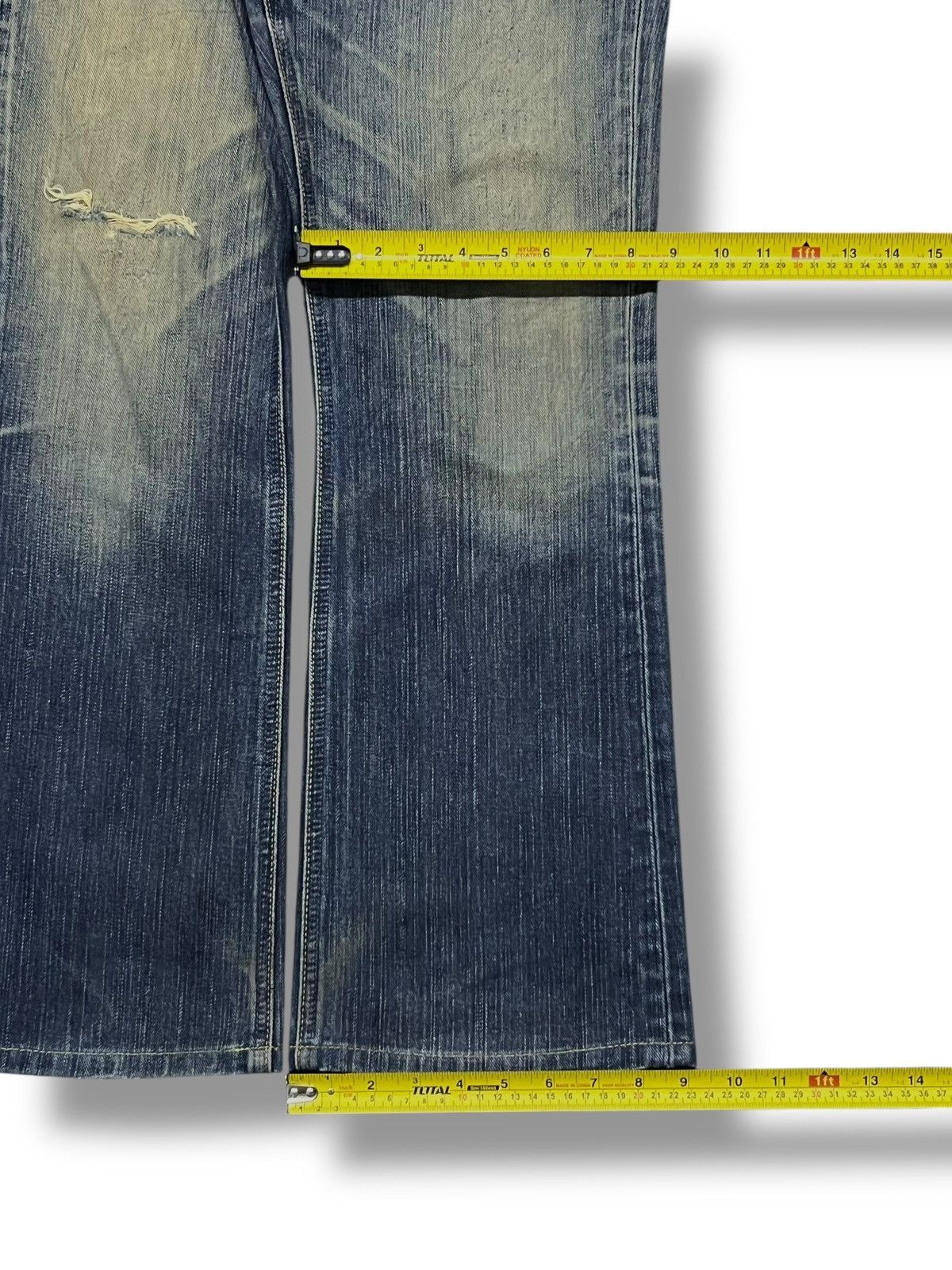 Lee Bootcut Vintage 90s Lee Riders Japan - Faded Mud Wash Jeans Size US 33 - 15 Thumbnail