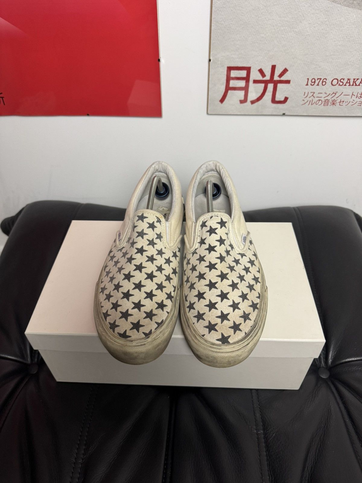 BIANCA CHANDON × Vans Bianca Chandon x Vans Slip-On Stars Designer Dirty Sole Rare Size US 8.5 / EU 41-42 - 2 Thumbnail