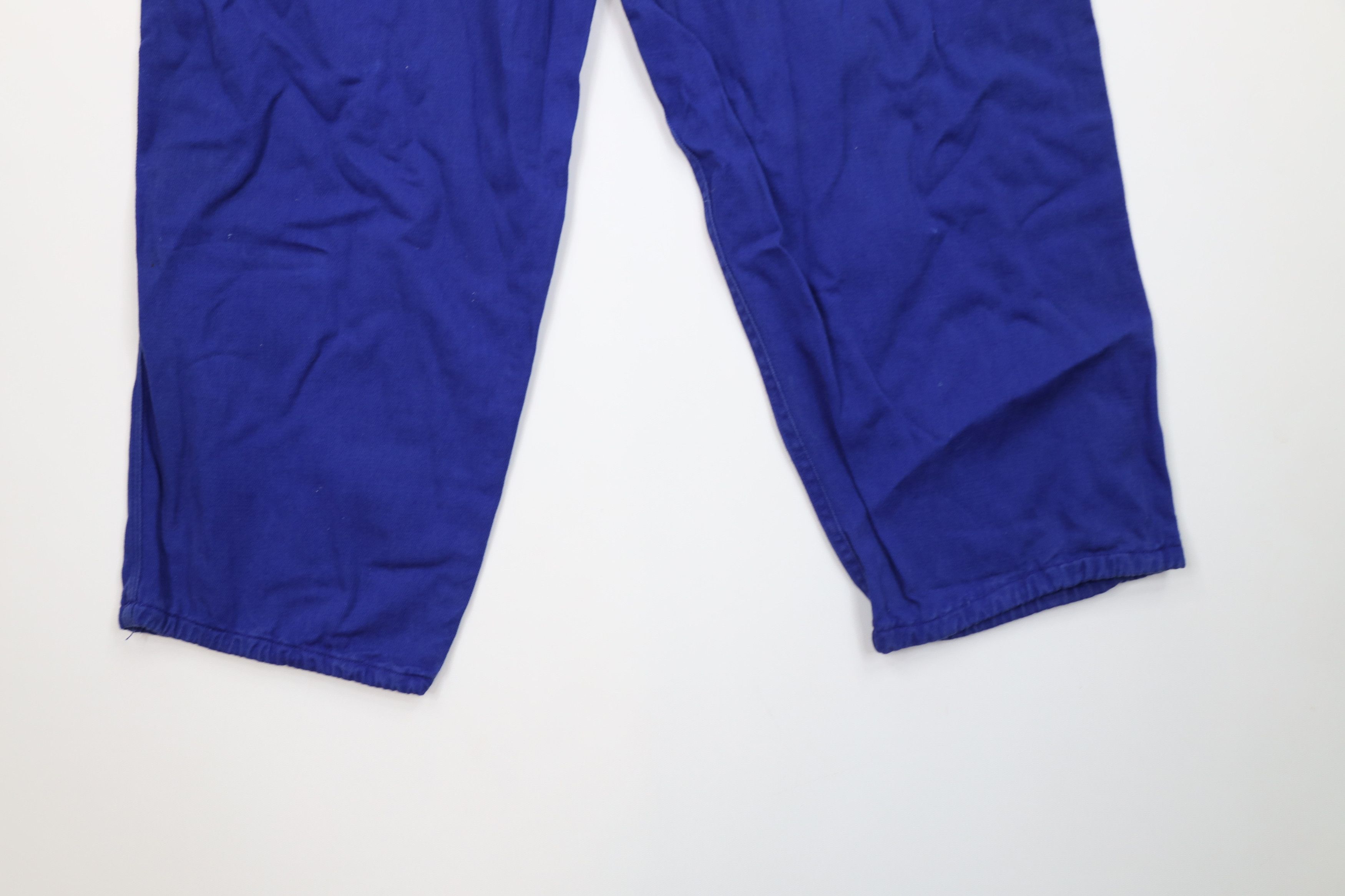 Vintage Vintage 40s 50s Button Fly Baseball Uniform Pants Blue USA Size US 34 / EU 50 - 13 Thumbnail