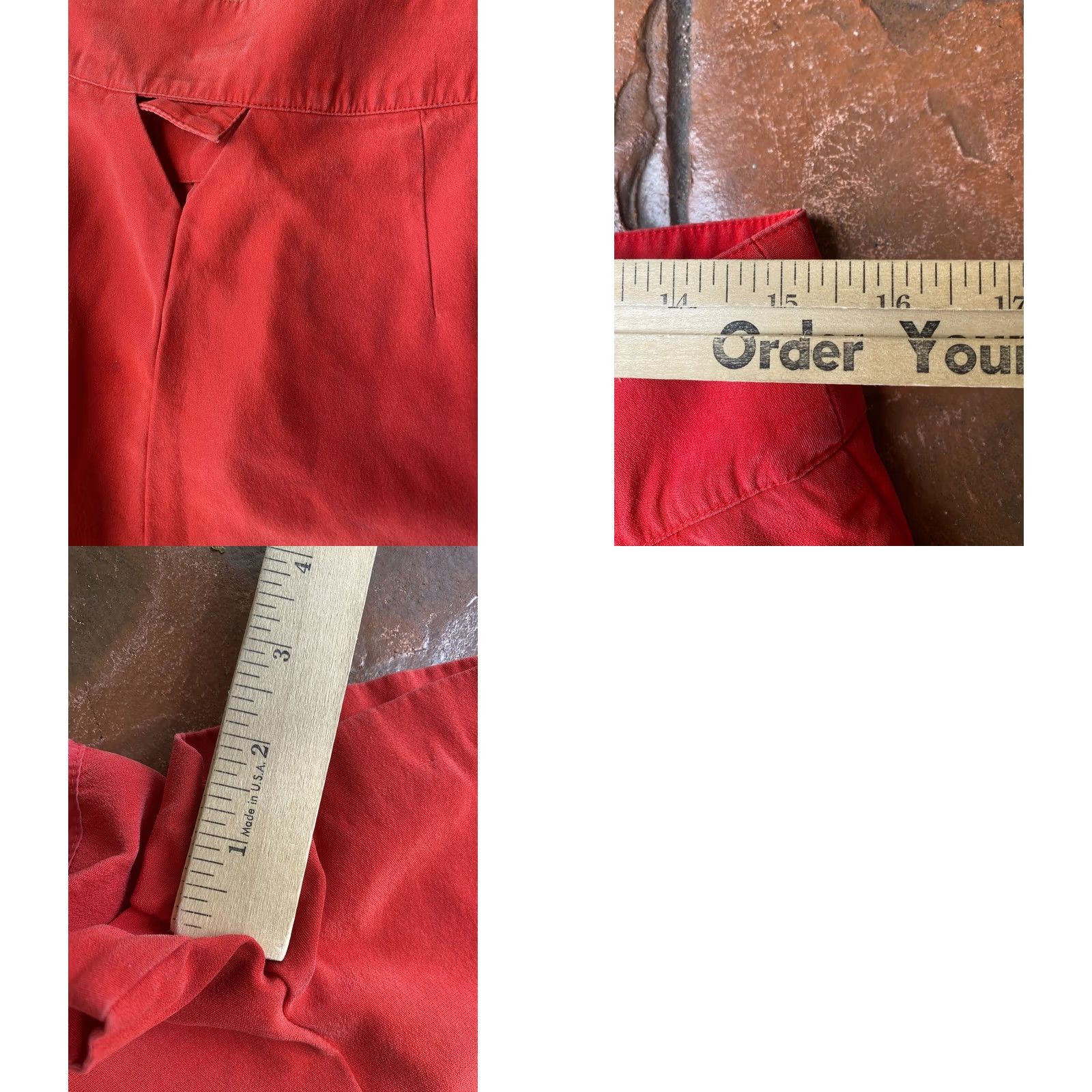 Rebecca Minkoff VINTAGE Rebecca Minkoff High Rise Short Shorts Womens 10 Red Size 28" / US 6 / IT 42 - 8 Thumbnail