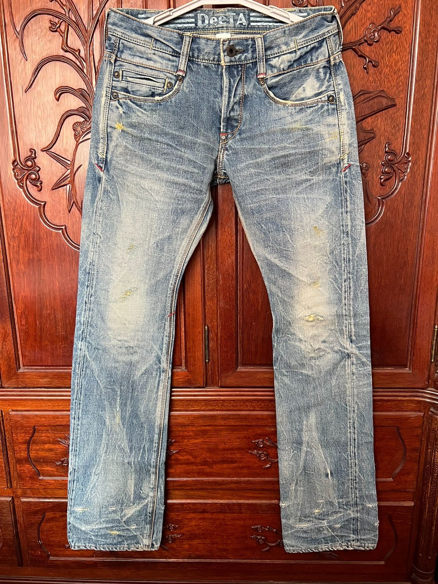 Levi's Vintage Clothing Deeta Men's Water Blue Selvedge Jeans Size US 30 / EU 46 - 1 Thumbnail