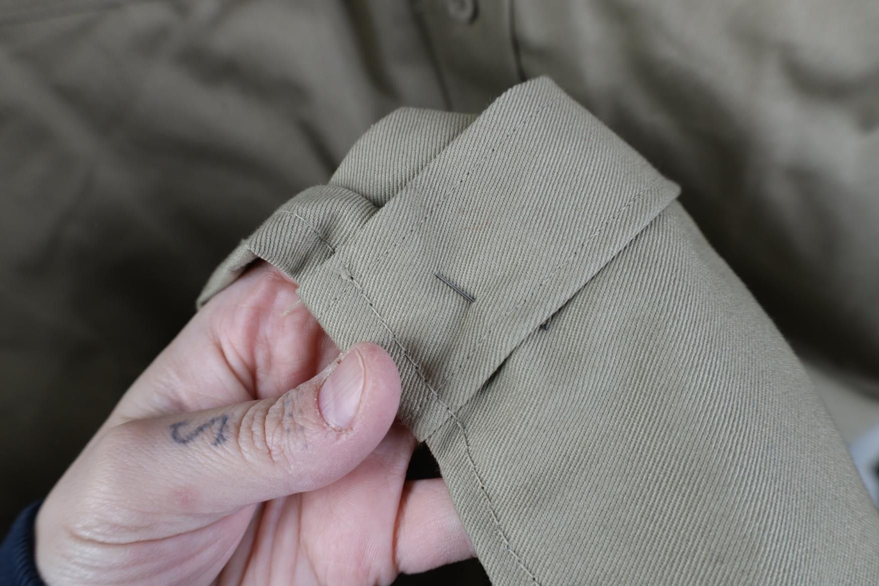Carhartt Deadstock Vintage 90s Carhartt Button Shirt Khaki Tan USA Size US XXL / EU 58 / 5 - 9 Thumbnail