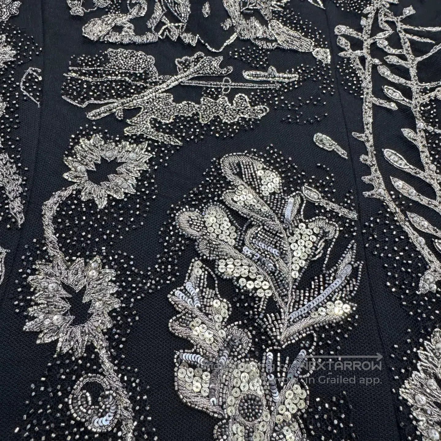 Alexander McQueen Alexander McQueen Couture Beaded Floral Wool Blazer. Size US M / EU 48-50 / 2 - 6 Thumbnail