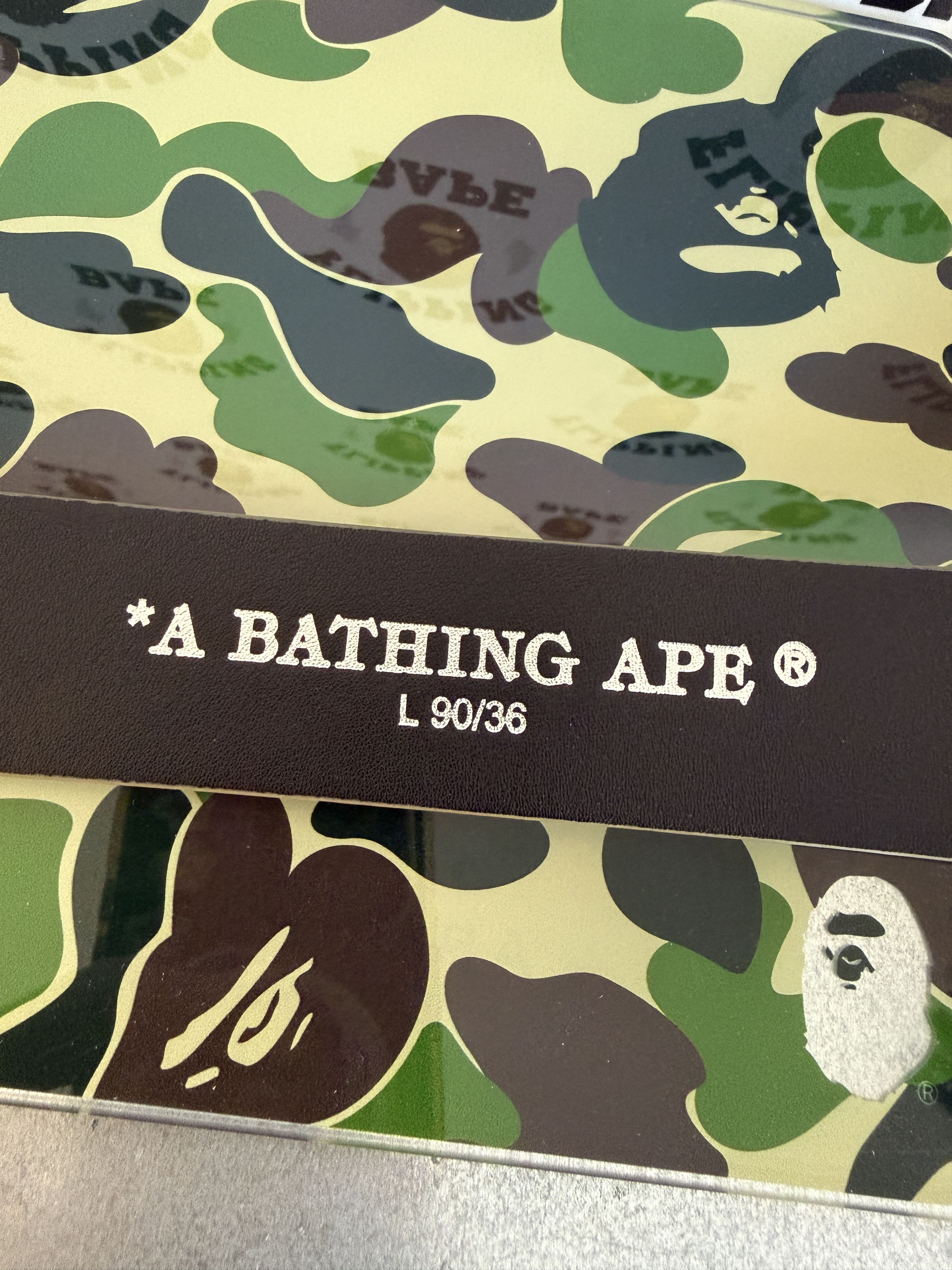 Bape BAPE 1ST CAMO BAPE LEATHER BELT (L/36) Size 36 - 7 Thumbnail