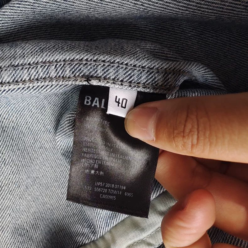 Balenciaga Balenciaga Denim Jacket Size US XXS / EU 40 - 8 Thumbnail