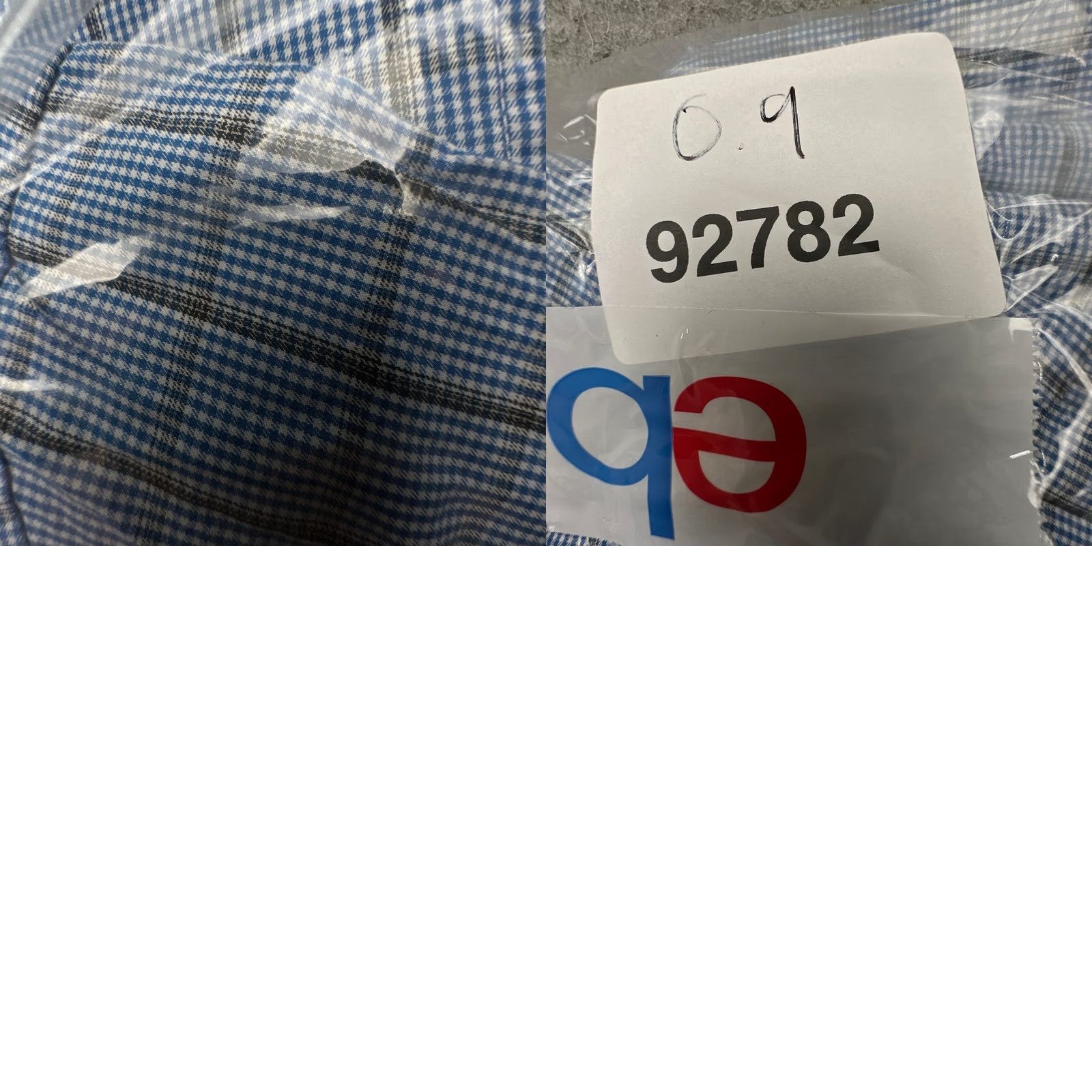 Peter Millar Peter Millar Plaid Dress Shirt Mens Large Long Sleeve Button-Down Blue Black Size 42R - 8 Thumbnail