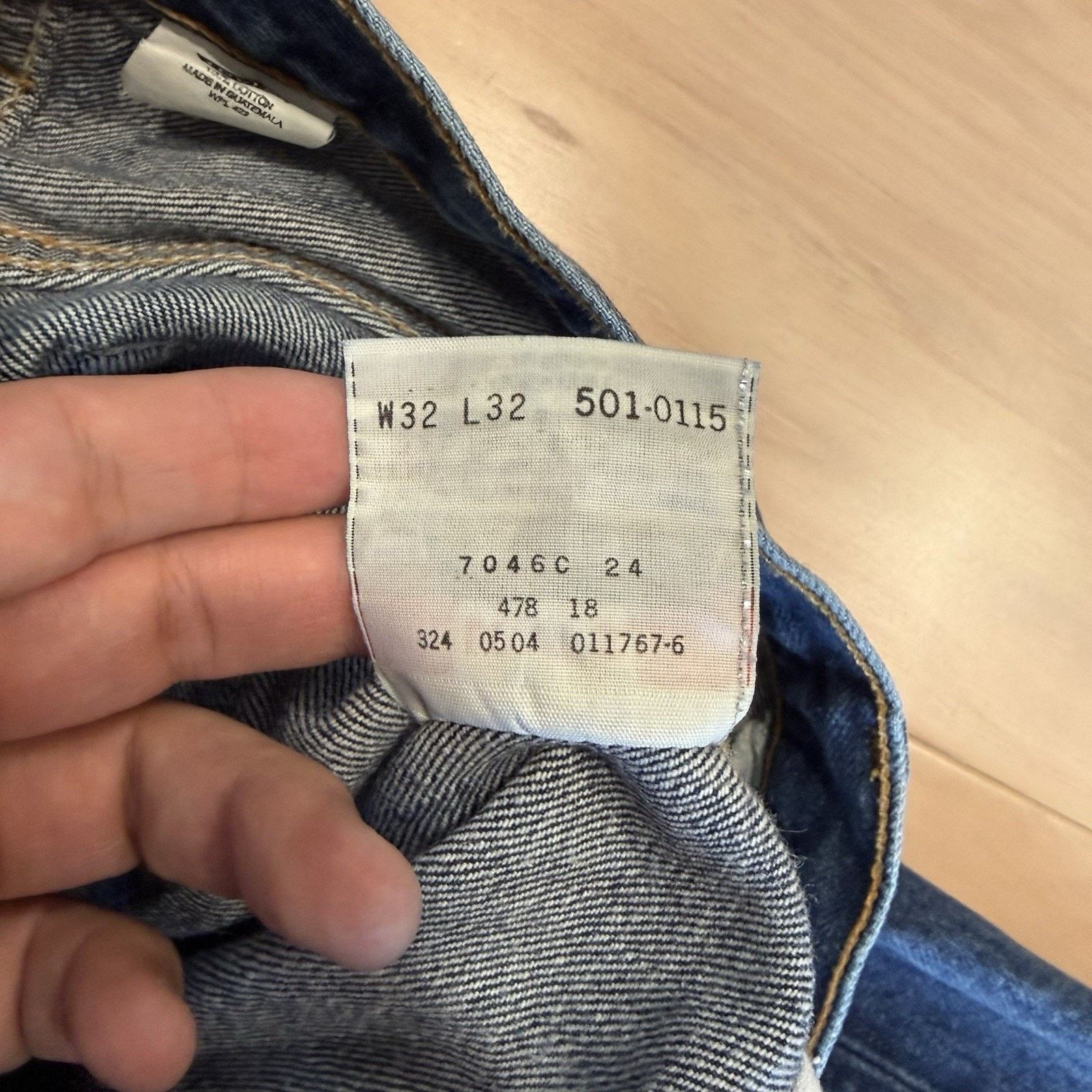 Levi's × Vintage Vintage Levis 501 Jeans 30 Blue Straight Leg Denim Women Size US 30 / EU 46 - 8 Thumbnail