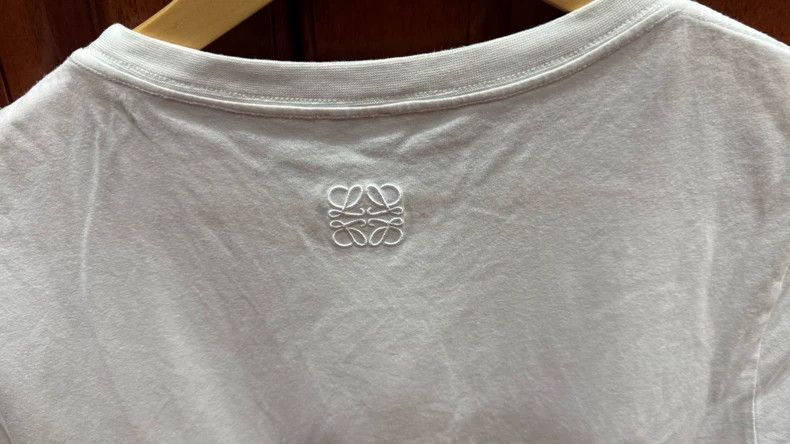 Loewe LOEWE Short sleeves with embroidered logo on the back Size M / US 6-8 / IT 42-44 - 2 Thumbnail