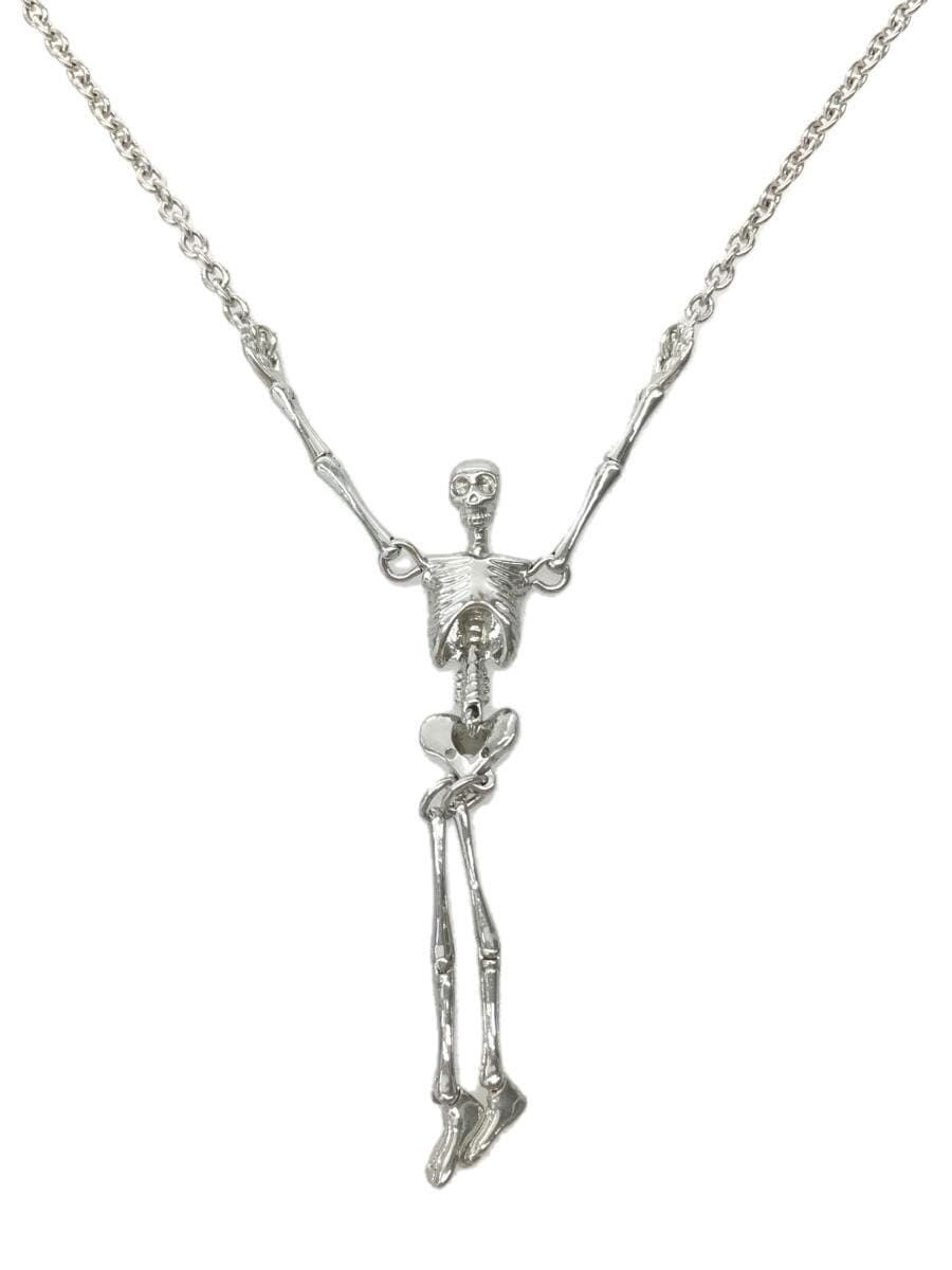 Pre-owned Vivienne Westwood Skeleton Orb Silver Necklace