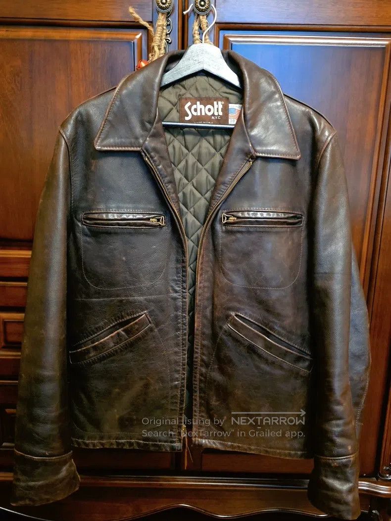 Schott Schott Motorcycle leather coat Size US L / EU 52-54 / 3 - 2 Thumbnail
