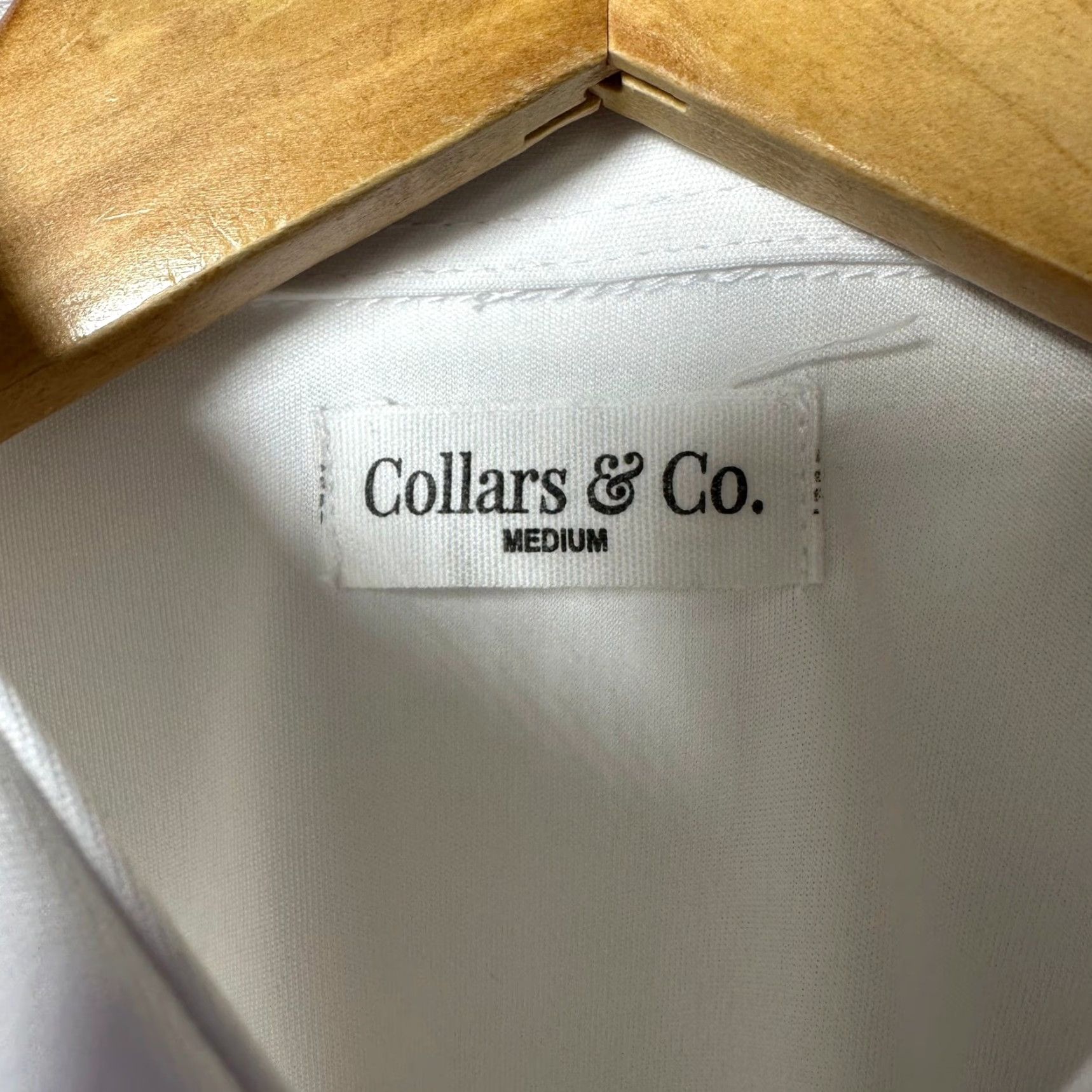 CO Collars & Co Dress Collar Polo Shirt White Short Sleeve M Women's Polo Shirt White Moisture Wicking Classic Comfort Size M / US 6-8 / IT 42-44 - 3 Thumbnail