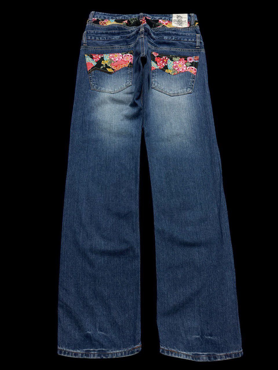 RARE 90s Style Double Waist Dominate Sakura Style Mud-Washed