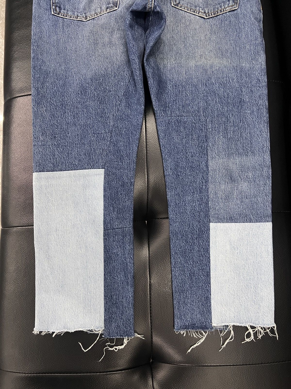 Valentino Valentino Patchwork Distressed Denim Jeans Size US 32 / EU 48 - 6 Thumbnail