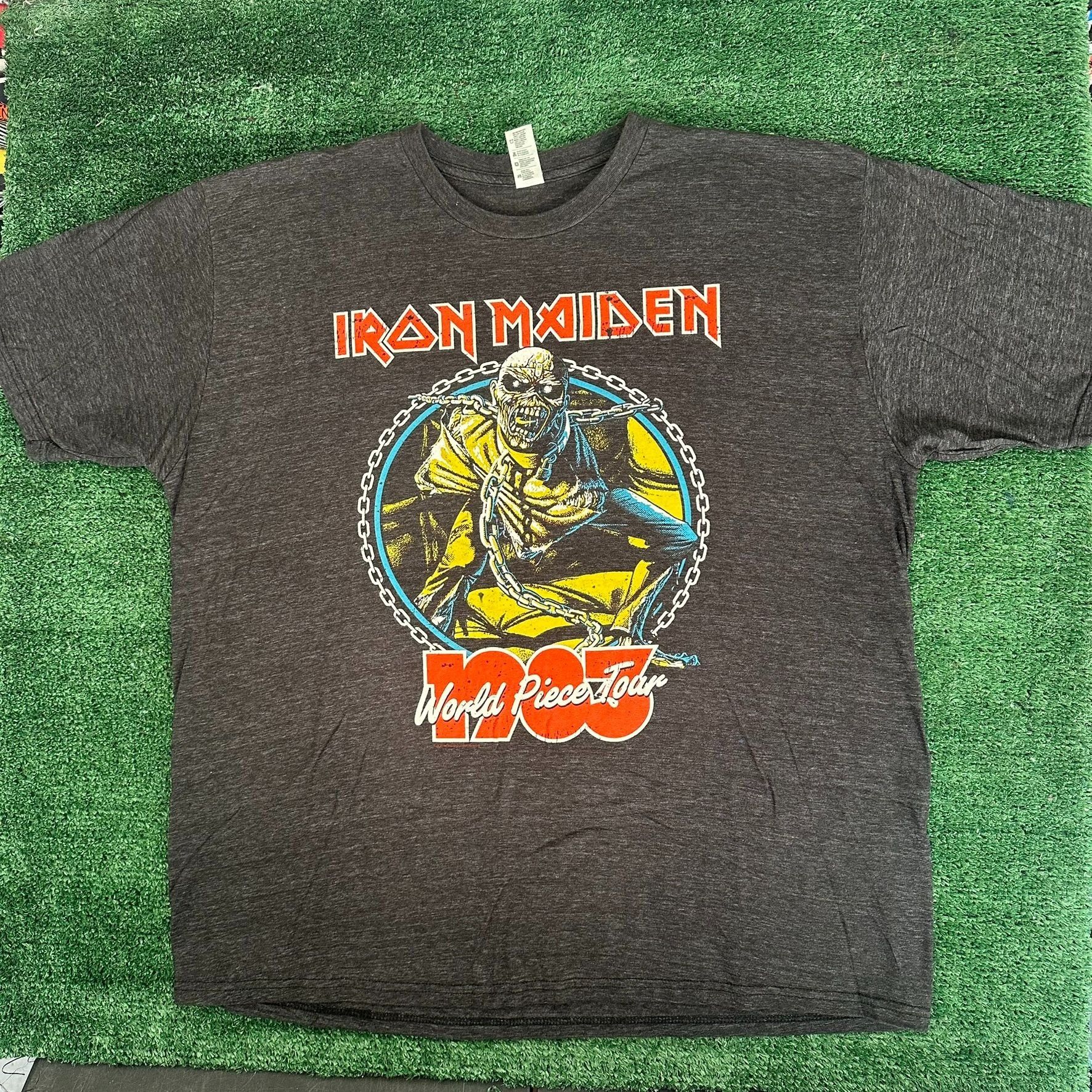 Band Tees Vintage Y2K Iron Maiden Eddie T-Shirt Heavy Metal World Piec Size US XXL / EU 58 / 5 - 1 Thumbnail