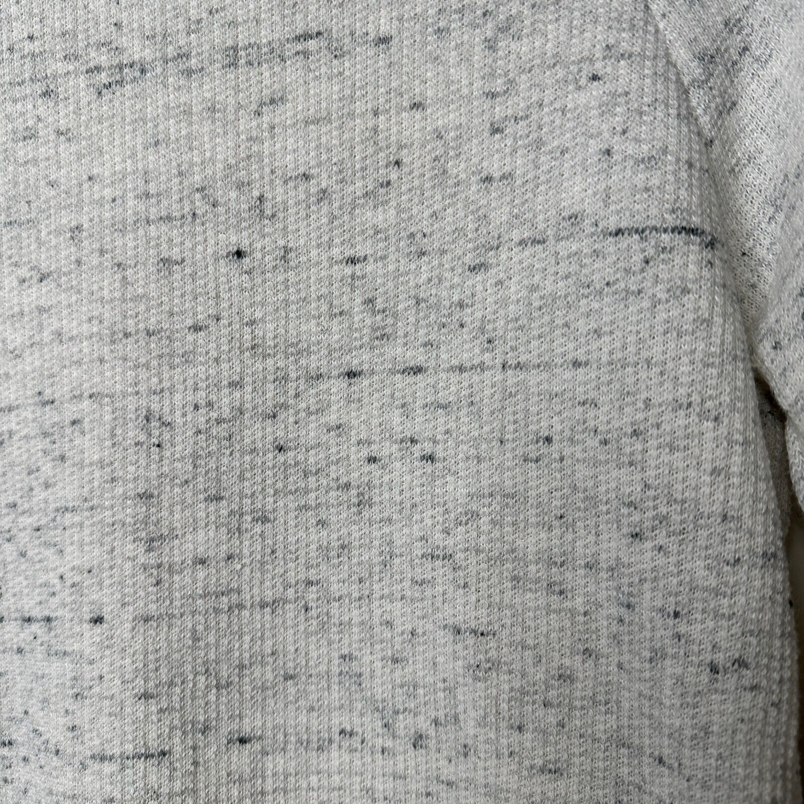 Other Peyton Jensen White-Gray Heathered Embroider Rose Sweater XS Size XS / US 0-2 / IT 36-38 - 8 Thumbnail
