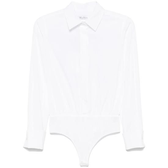 Max Mara MAX MARA Women Shirts ANGORA 443 001 WHITE Size XS / US 0-2 / IT 36-38 - 1 Thumbnail