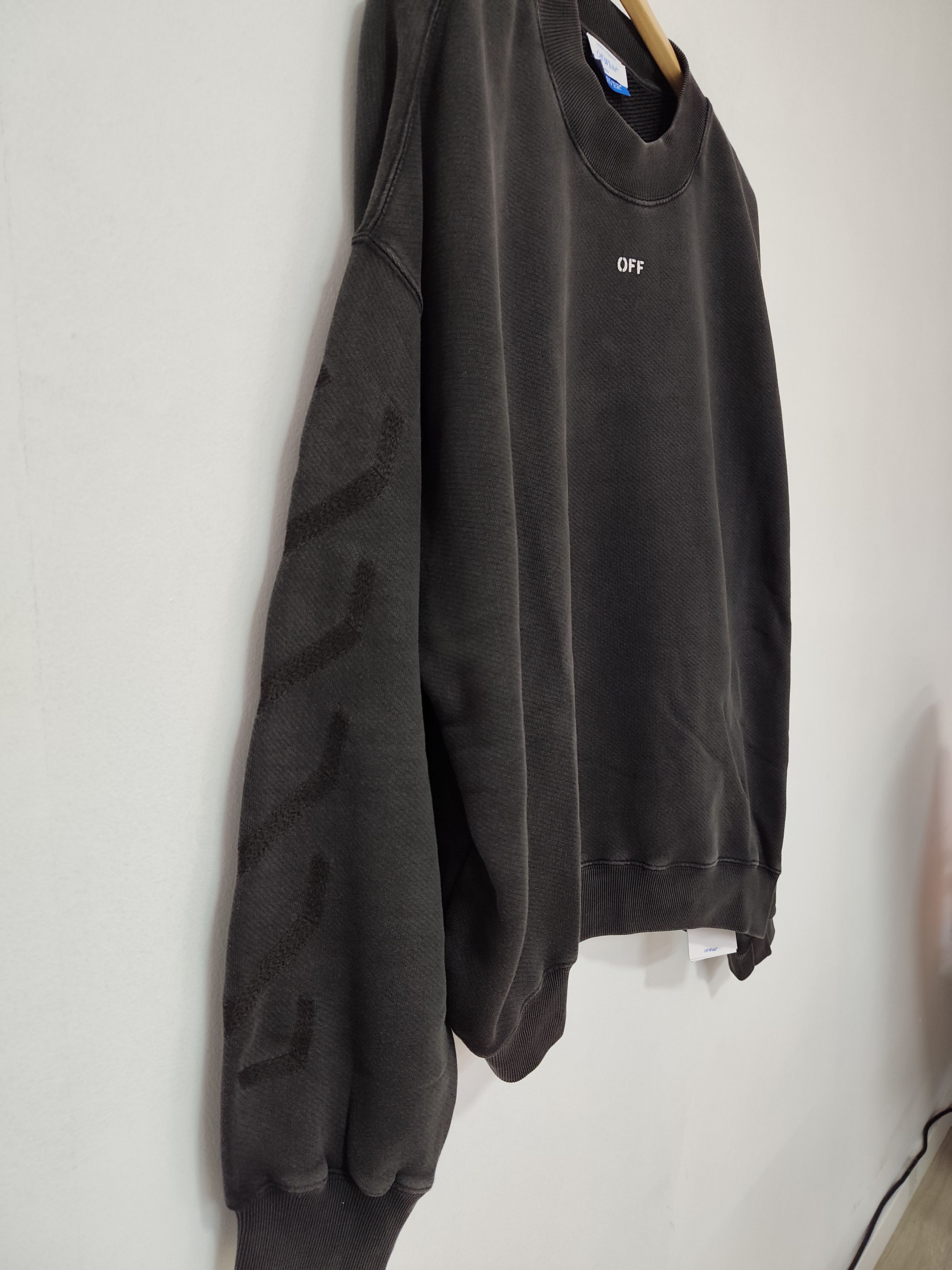 Off-White Off-White S. Matthew Over Crewneck Size US XL / EU 56 / 4 - 2 Thumbnail