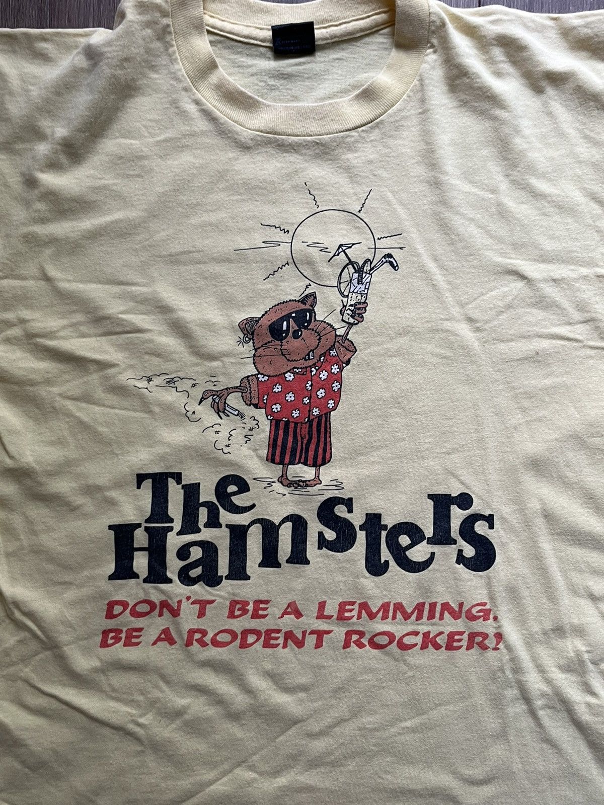 Band Tees × Vintage The Hamsters 90s band tshirt 2yk Size US XL / EU 56 / 4 - 4 Thumbnail