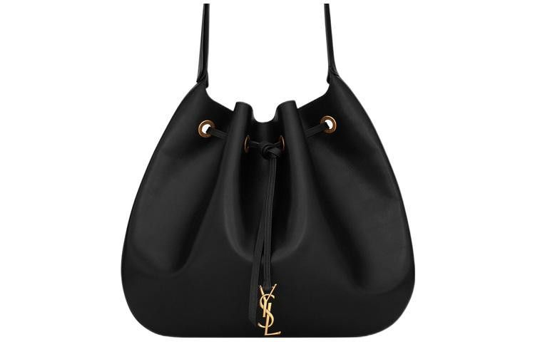 Saint Laurent Paris o1bcso1str1225 Size:OS/Paris Large Flat Hobo Bag in Black Size ONE SIZE - 1 Preview