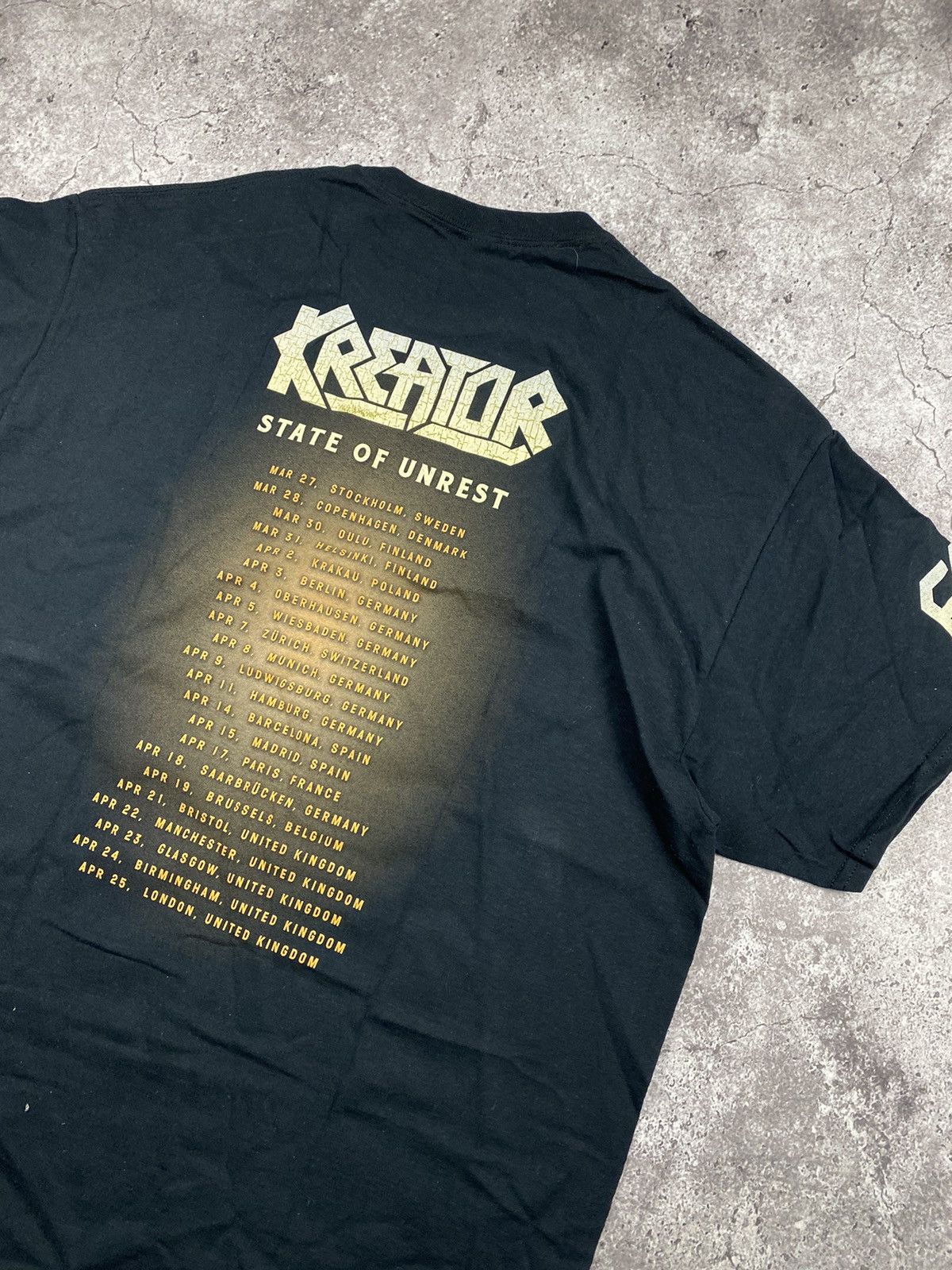 Band Tees × Vintage Kreator your vintage State of Unrest shirt band Size US XL / EU 56 / 4 - 5 Thumbnail