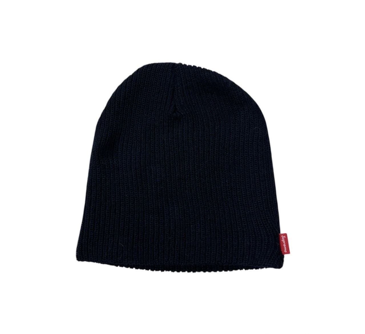 Supreme Supreme OG basic beanie navy knitted small logo hat cap Size ONE SIZE - 1 Thumbnail