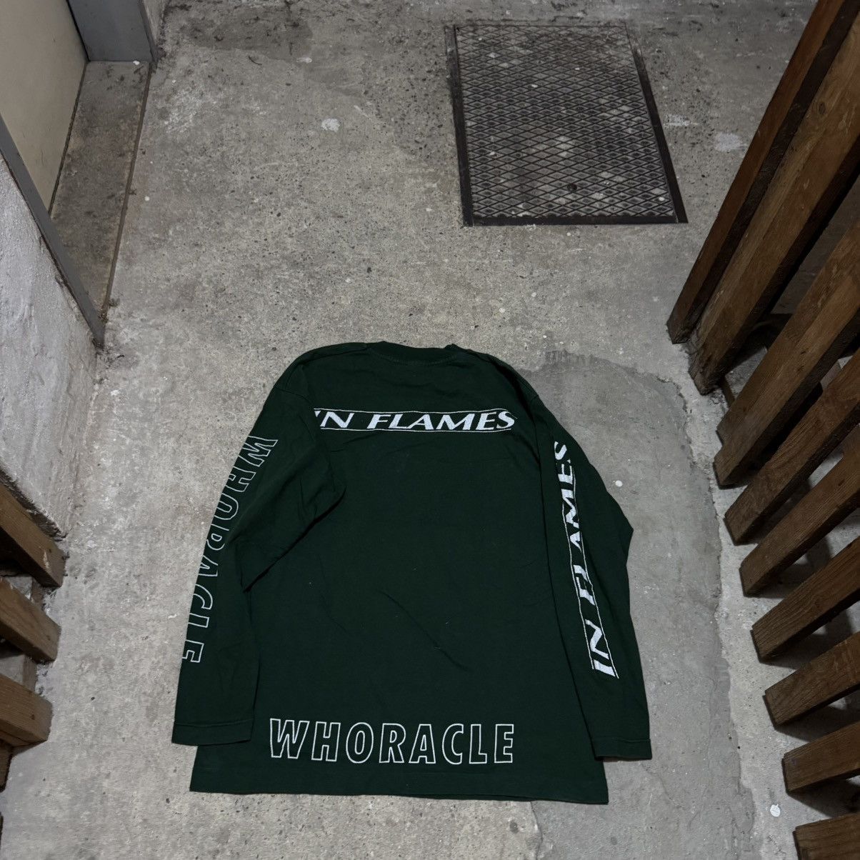 Band Tees × Vintage Vintage In flames Whoracle 1997 long sleeve Size US L / EU 52-54 / 3 - 2 Thumbnail