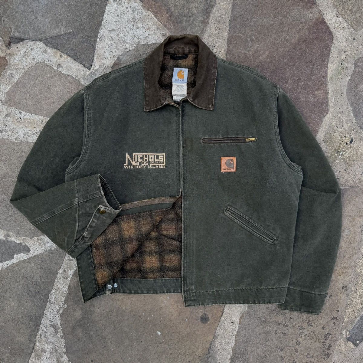 Carhartt 📦 SOLD 📦 CARHARTT DETROIT JACKET J97 MOS 00’s Big Logo Size US L / EU 52-54 / 3 - 4 Thumbnail