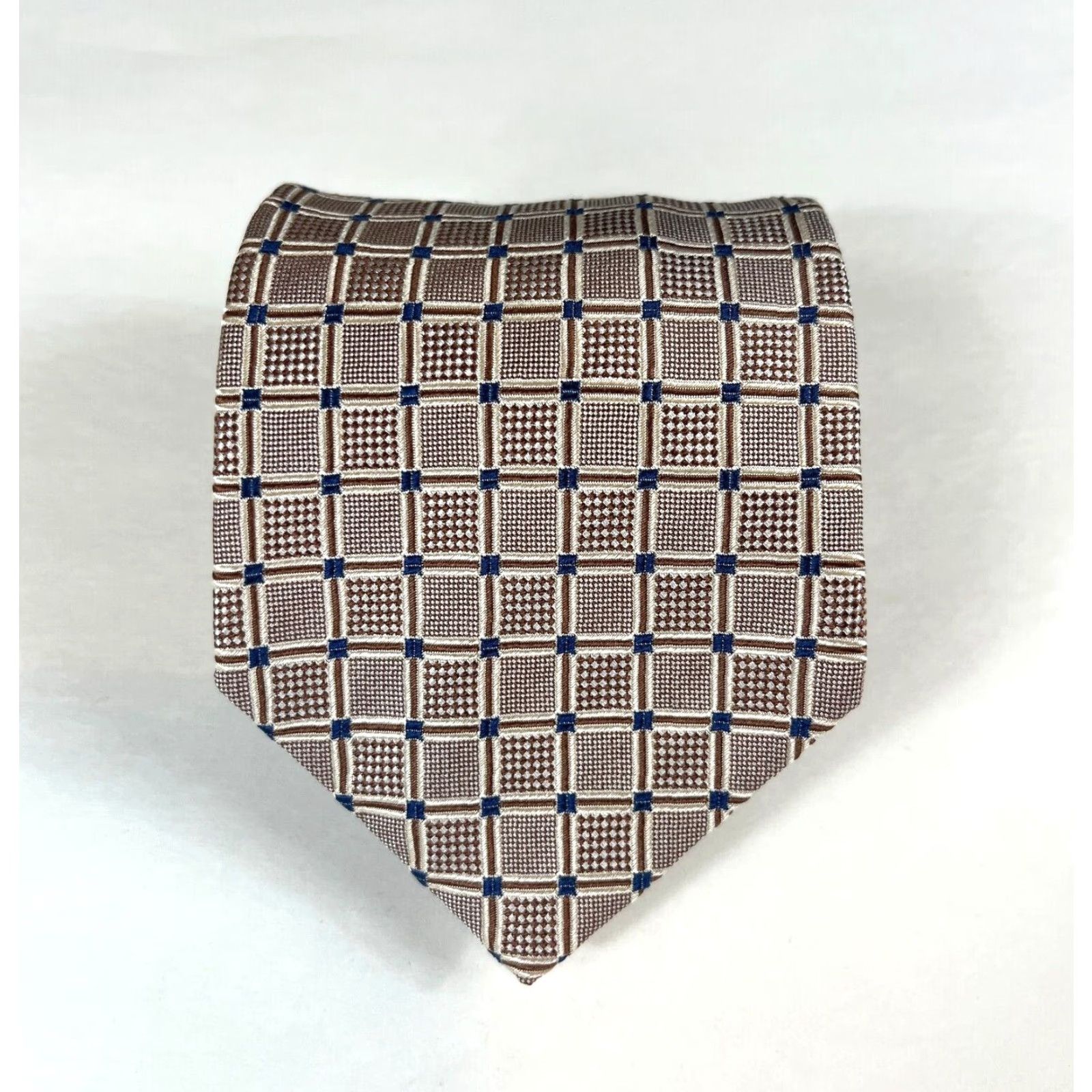 Ermenegildo Zegna Ermenegildo Zegna Tie Men's Silk Luxury Geometric Textured Multicolor Made in Italy Size ONE SIZE - 2 Thumbnail