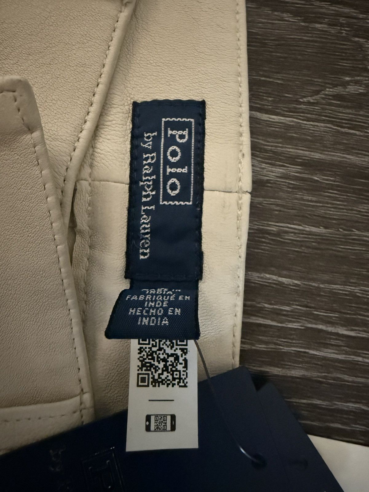 Polo Ralph Lauren NWT Lamb Skin White Leather pants Size 27" / US 4 / IT 40 - 9 Thumbnail