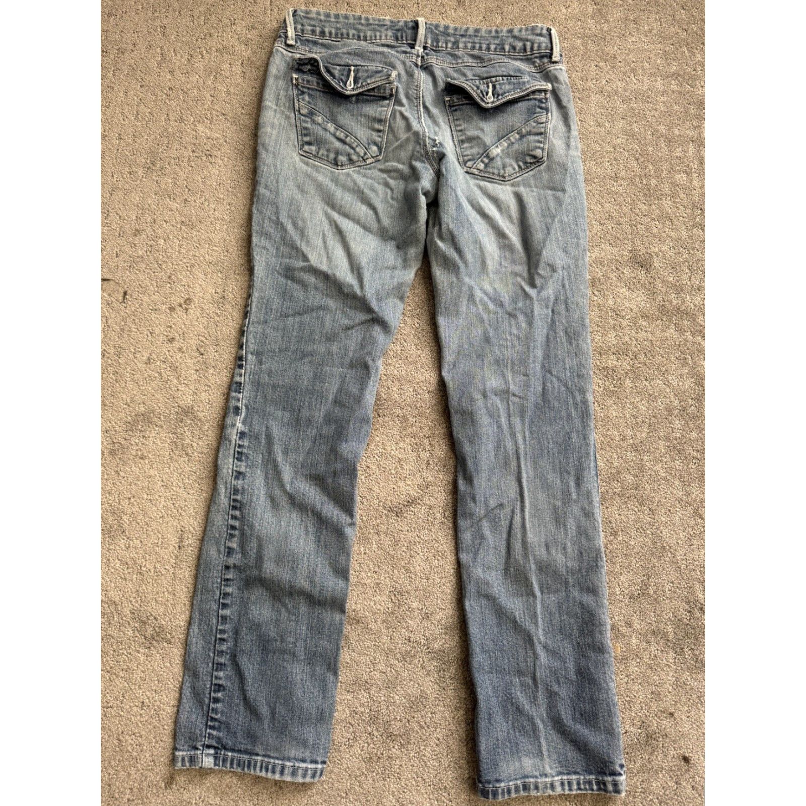 Tommy Hilfiger Tommy Hilfiger Jeans Women’s 8R 30x30 Blue Denim Straight Leg Stretch Ladies Vintage 90s Hipster Womens Jeans Size 30" / US 8 / IT 44 - 3 Thumbnail