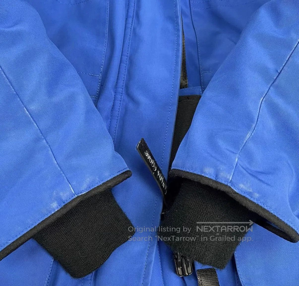 Canada Goose Blue Heavy Winter Coat with Fur Hood. Size US XS / EU 42 / 0 - 8 Thumbnail
