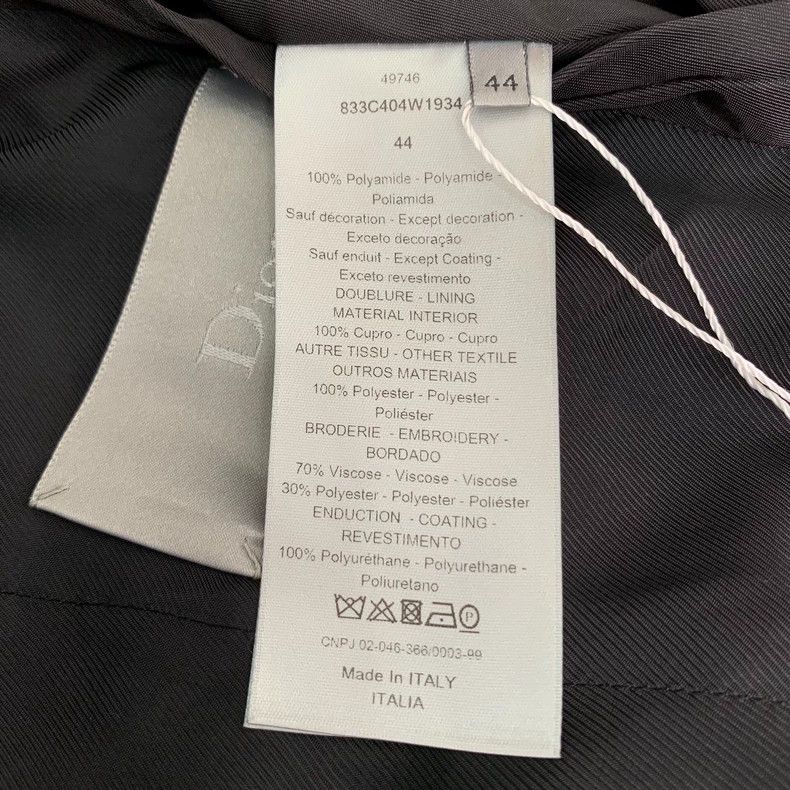 Dior Dior Black bee embroidery lapel zipper jacket 2501-Nextarro Size US S / EU 44-46 / 1 - 7 Thumbnail