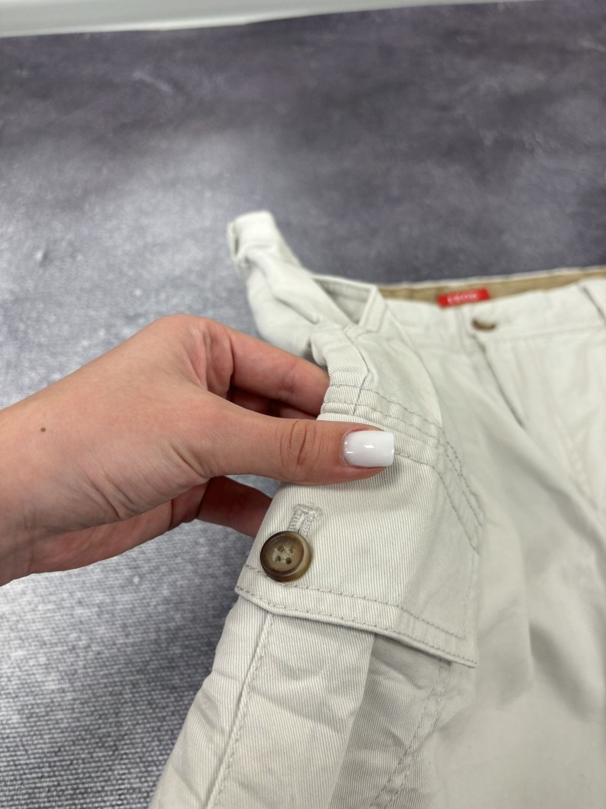 Izod Vintage IZOD 2000s Y2K Hype Utility Military Cargo Shorts Size US 32 / EU 48 - 8 Thumbnail