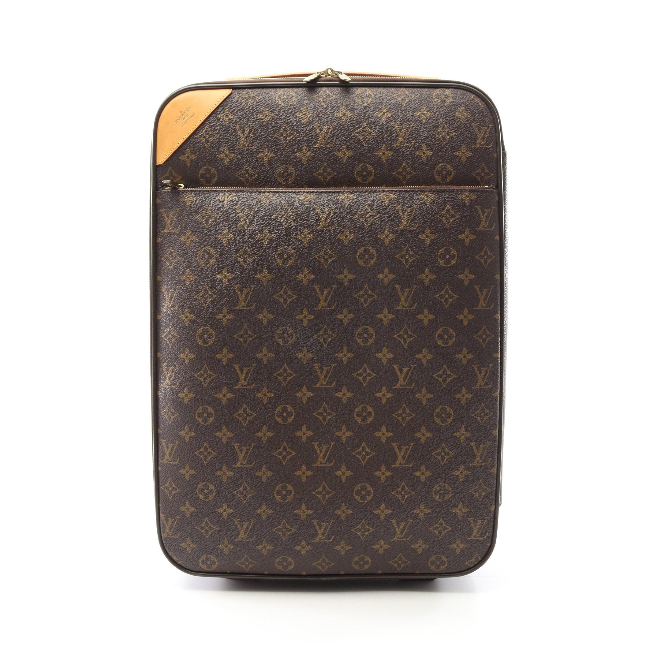 Louis Vuitton Louis Vuitton Pegas 50 Monogram Carry Case Suitcase Leather Brown Size ONE SIZE - 1 Thumbnail